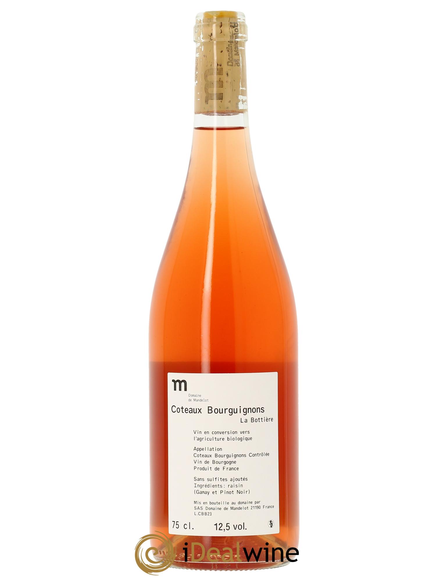 Coteaux Bourguignons La  Bottière Domaine de Mandelot 2023 - Lotto di 1 bottiglia - 1