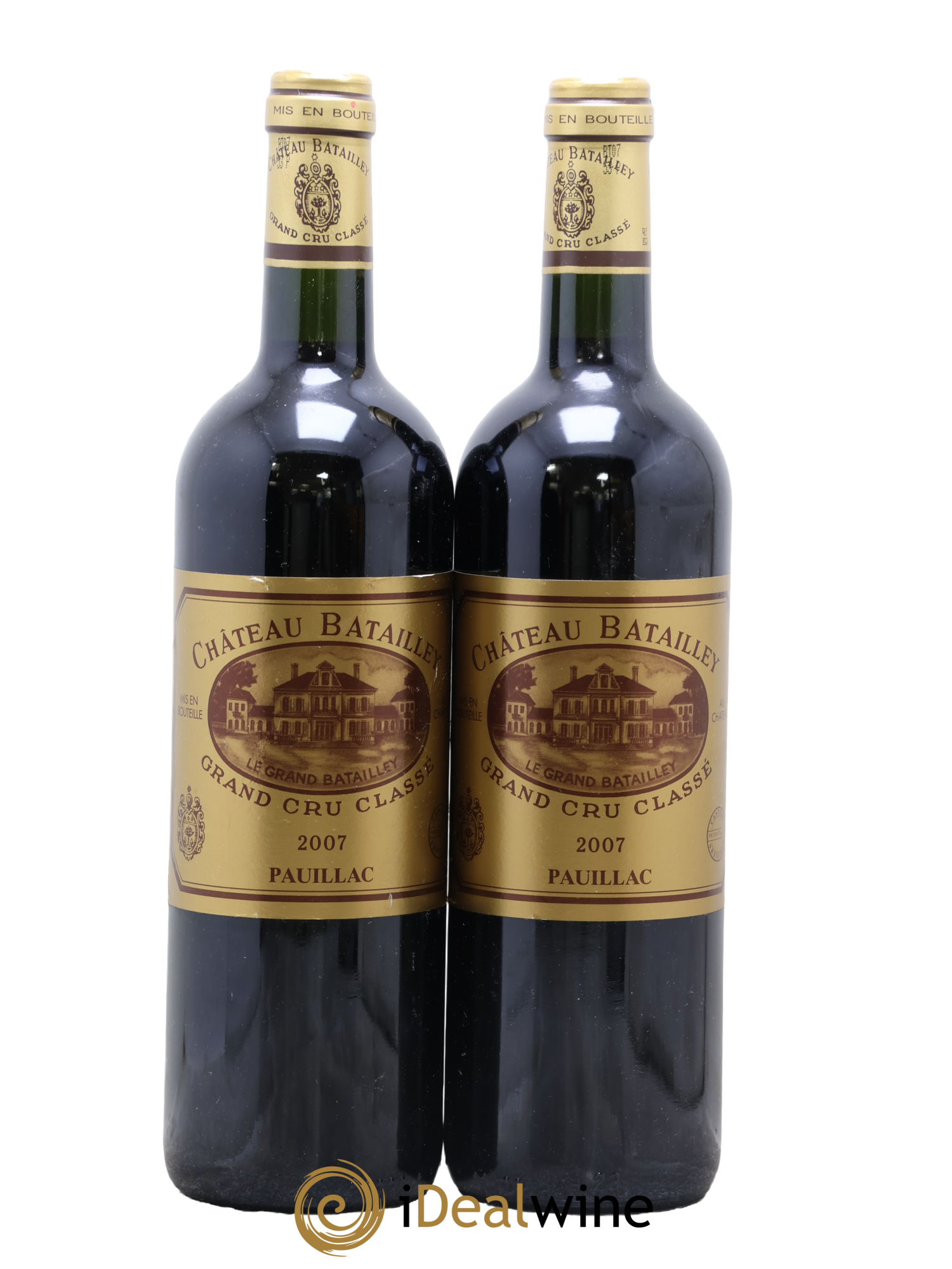 Château Batailley 5ème Grand Cru Classé 2007 - Lotto di 2 bottiglie - 0