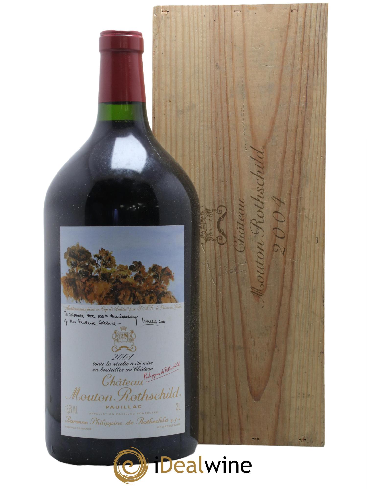 Château Mouton Rothschild 1er Grand Cru Classé 2004 - Lot de 1 double magnum - 2