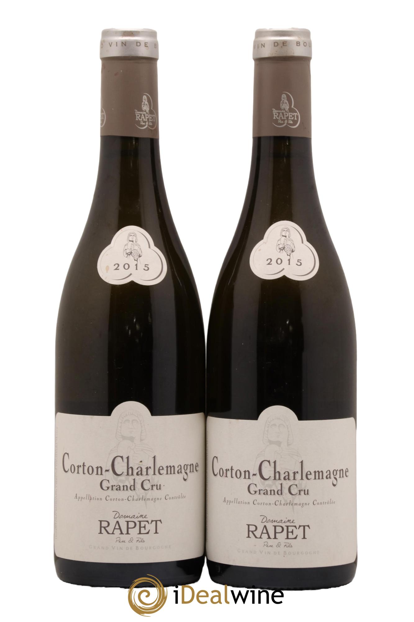 Corton-Charlemagne Grand Cru Rapet Père & Fils 2015 - Lot de 2 bouteilles - 0