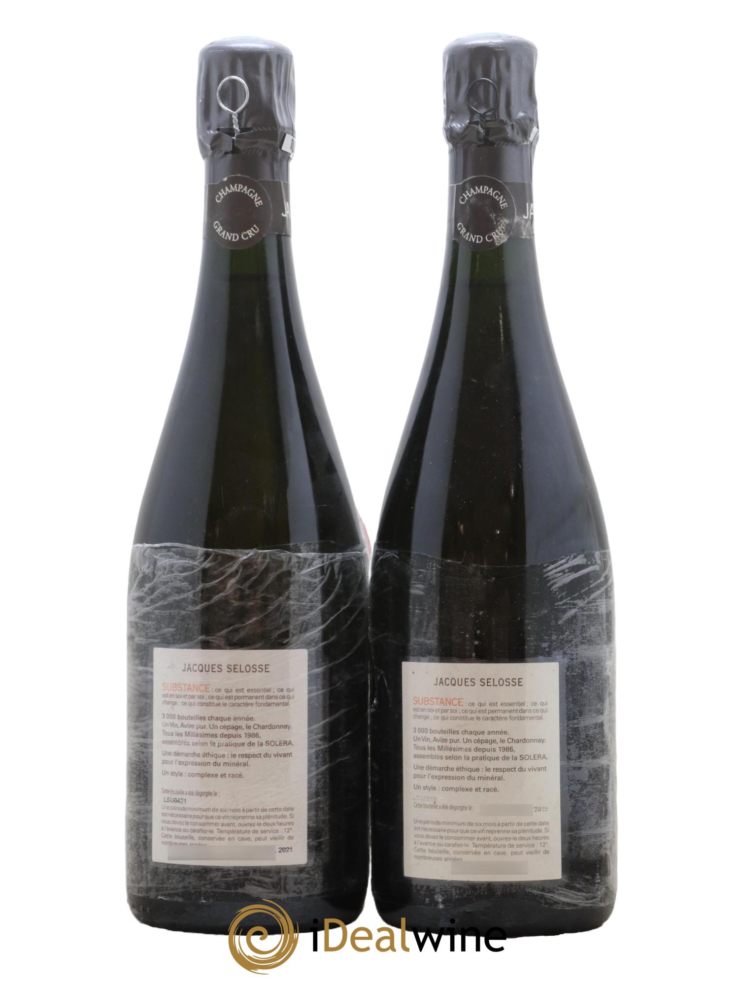 Substance Jacques Selosse - Posten von 2 Flaschen - 1