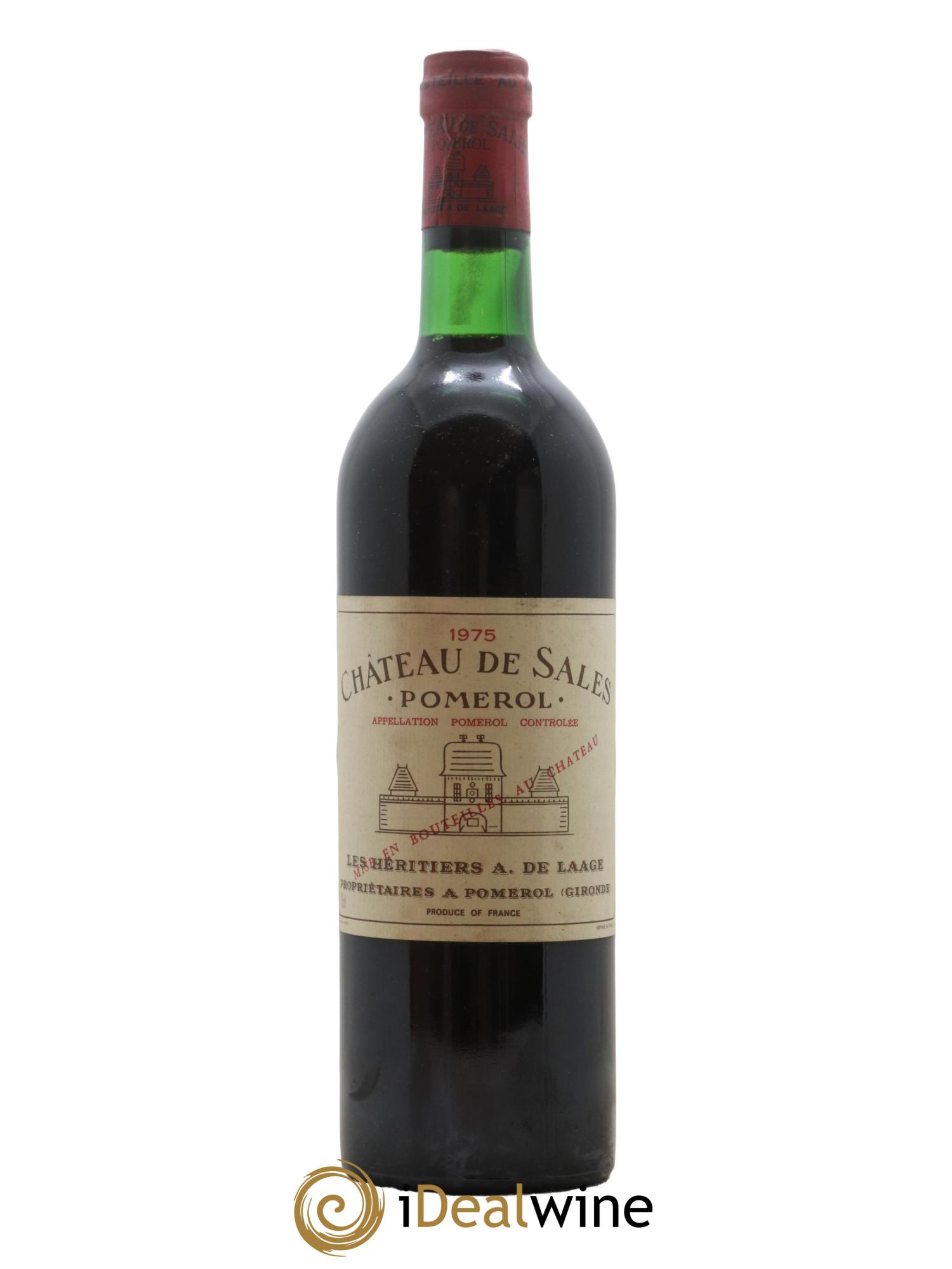 Château de Sales 1975 - Lot de 1 bouteille - 0