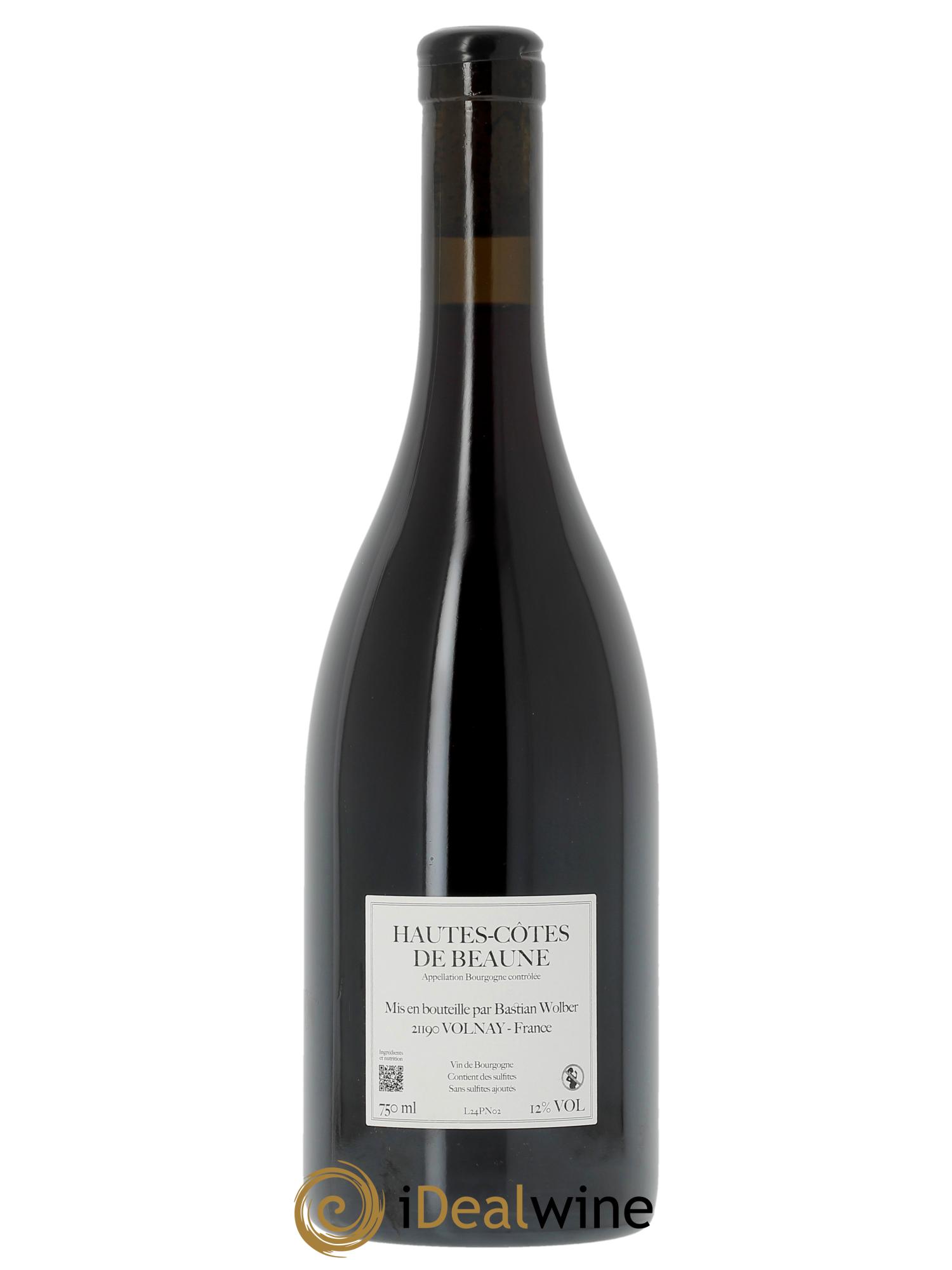 Hautes-Côtes de Beaune Laisse Tomber Bastian Wolber 2024 - Lot de 1 bouteille - 1