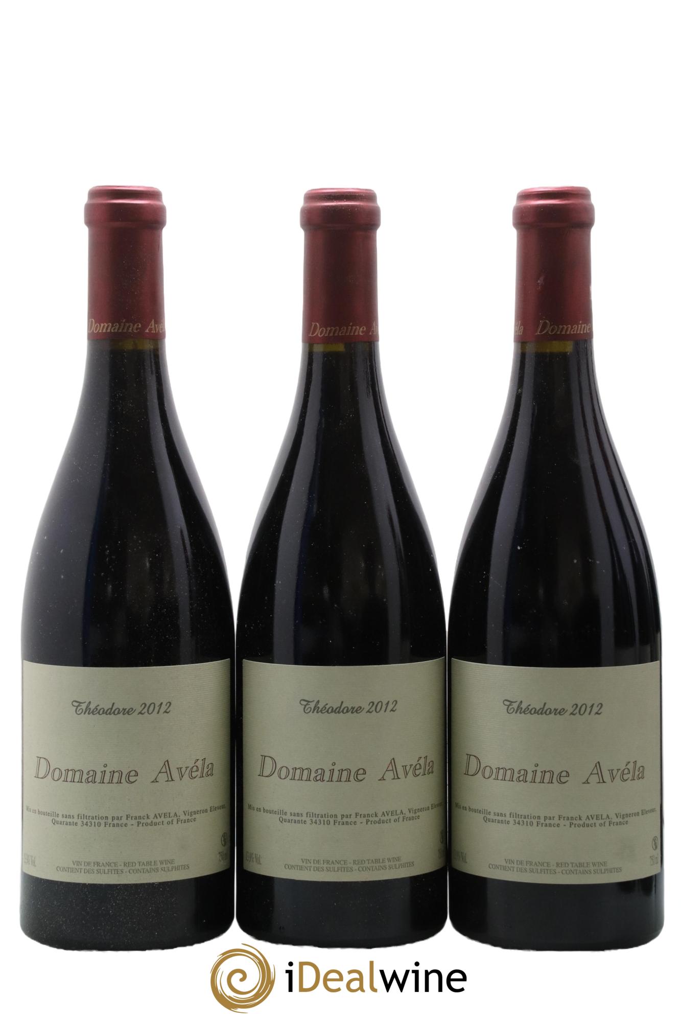 Vin de France Théodore Avéla 2012 - Lot de 6 bouteilles - 1