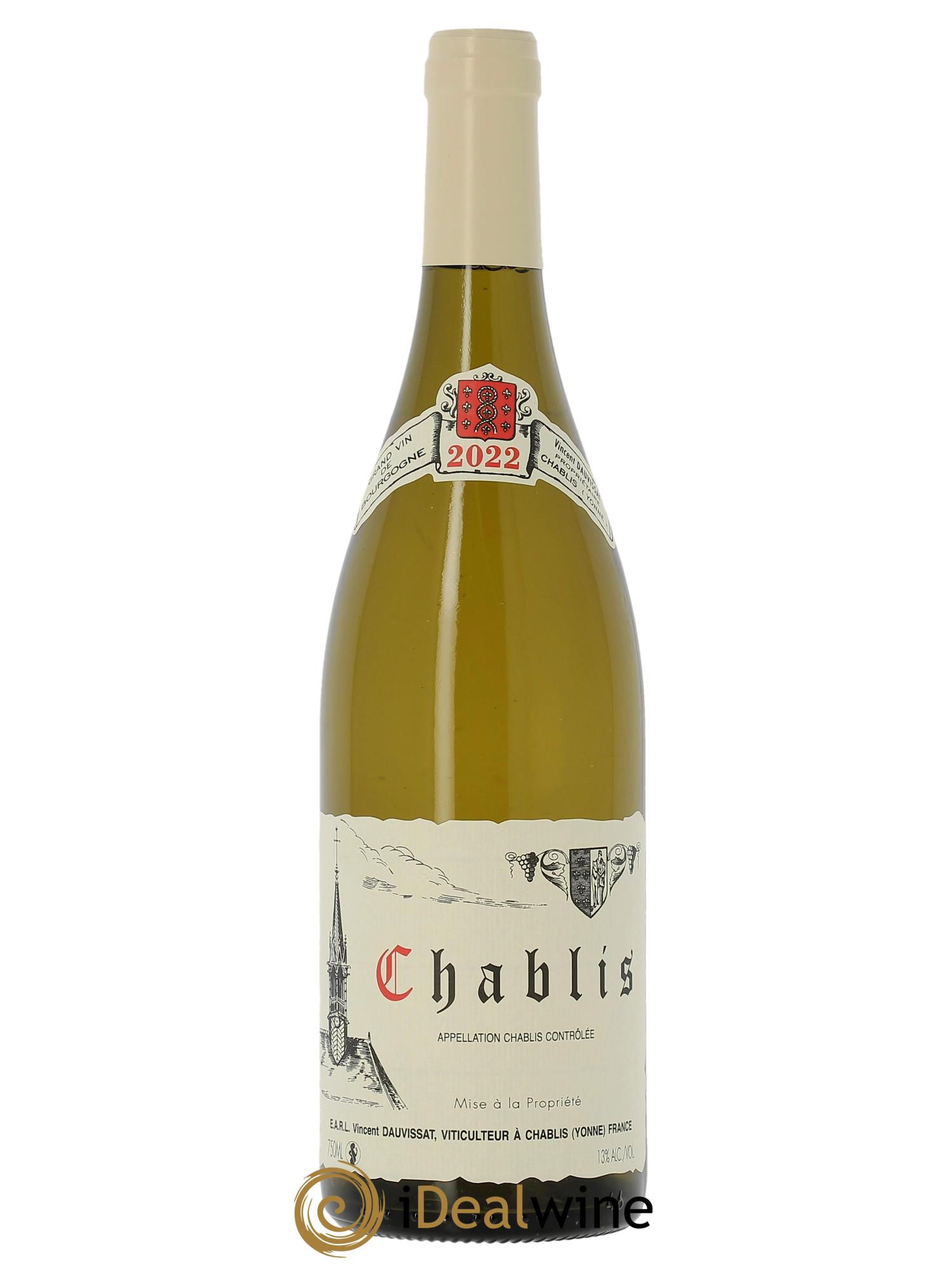 Chablis 1er Cru Vaillons Vincent Dauvissat (Domaine) 2022 - Posten von 1 Flasche - 0
