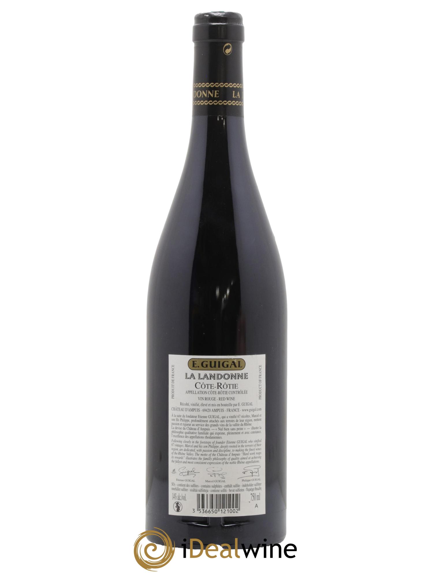 Côte-Rôtie La Landonne Guigal 2015 - Lot de 1 bouteille - 1