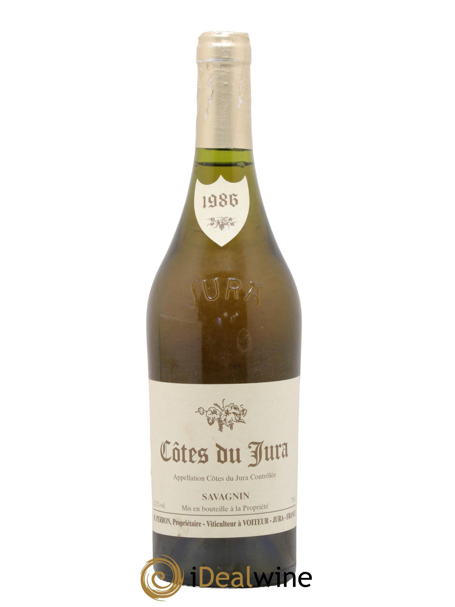 Côtes du Jura Savagnin Domaine Perron 1986 - Lot de 1 bouteille - 0