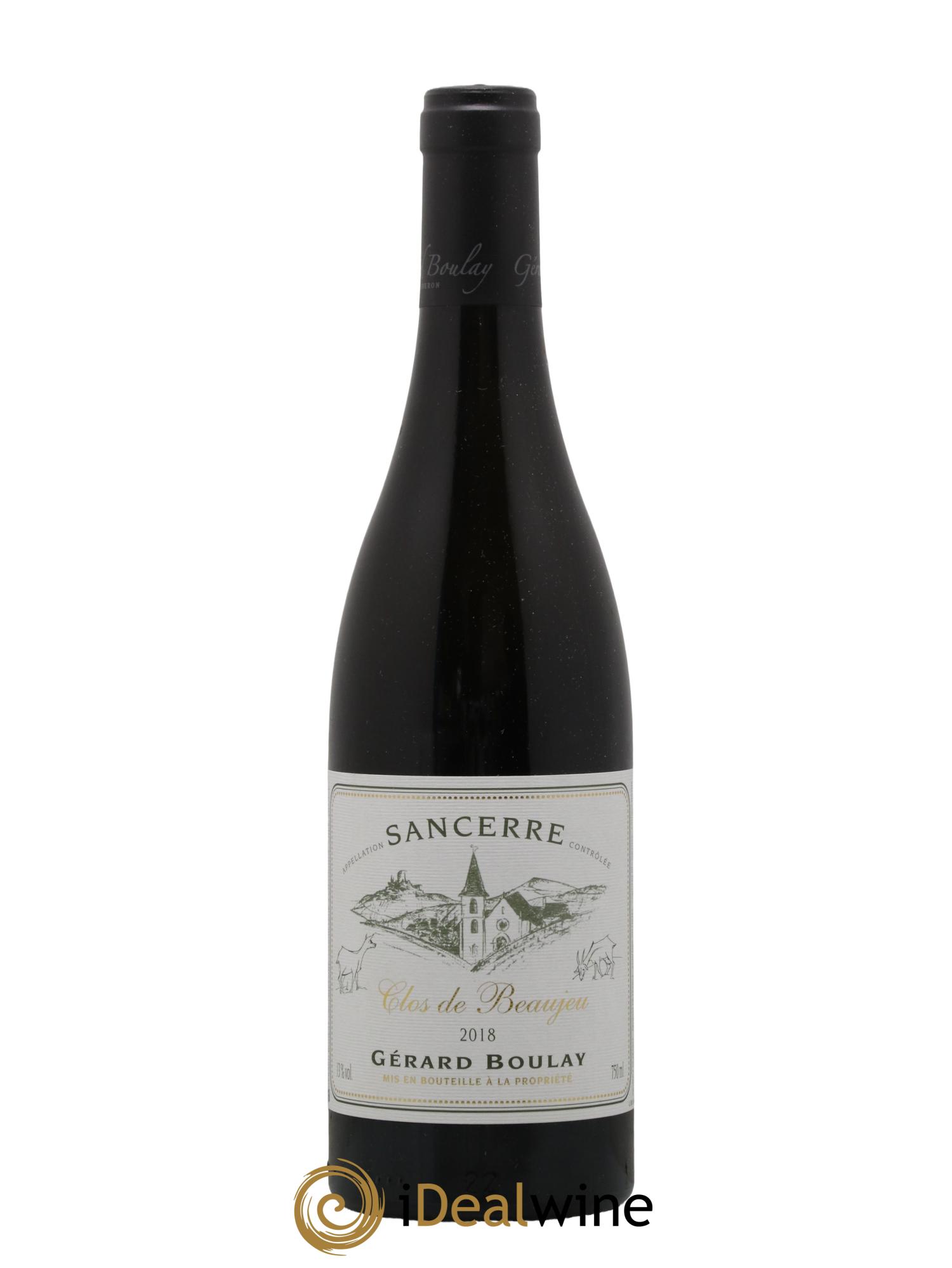 Sancerre Clos de Beaujeu Gérard Boulay 2018 - Lot de 1 bouteille - 0