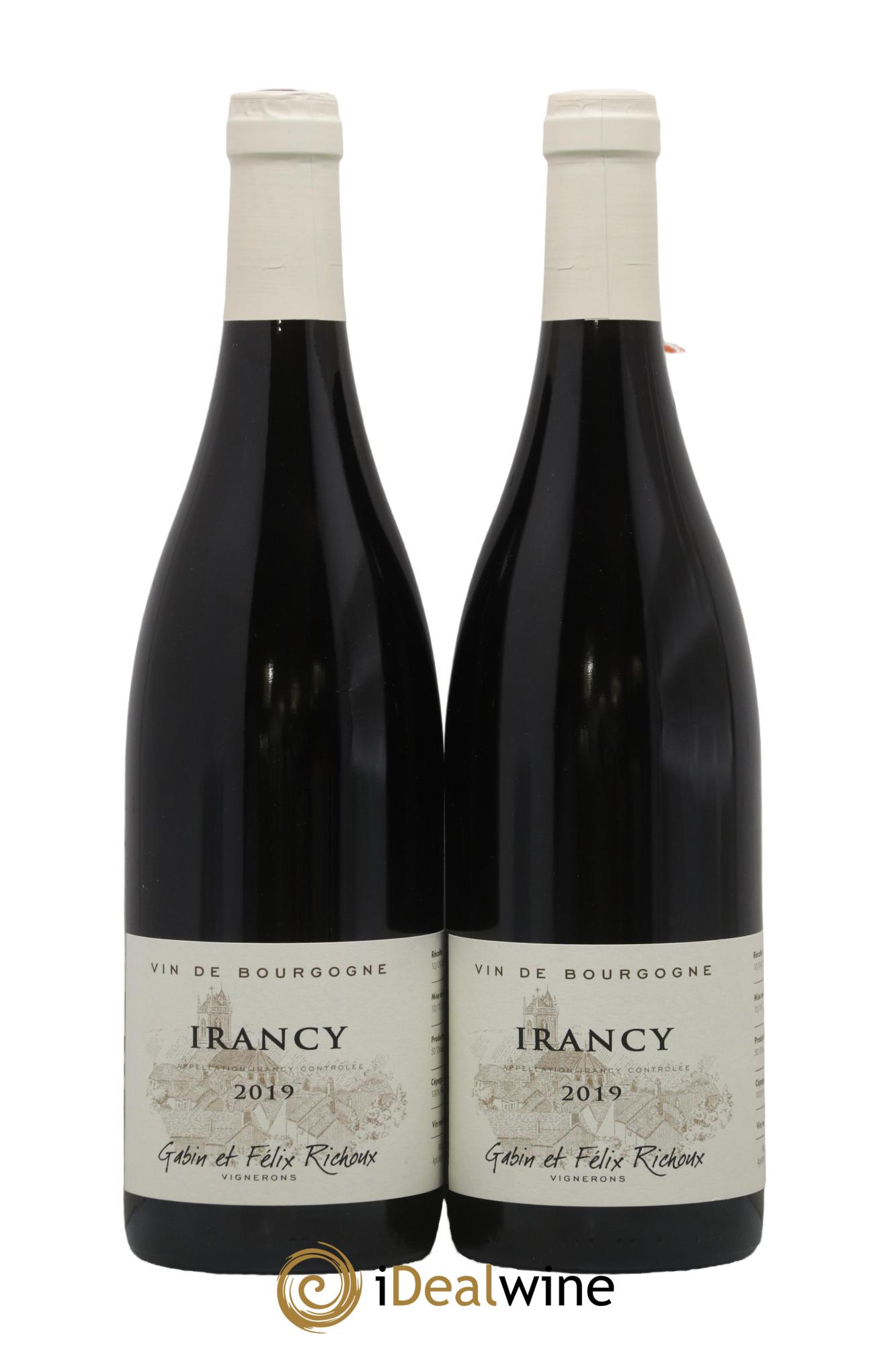 Irancy Gabin et Félix Richoux 2019 - Lot de 2 bouteilles - 0
