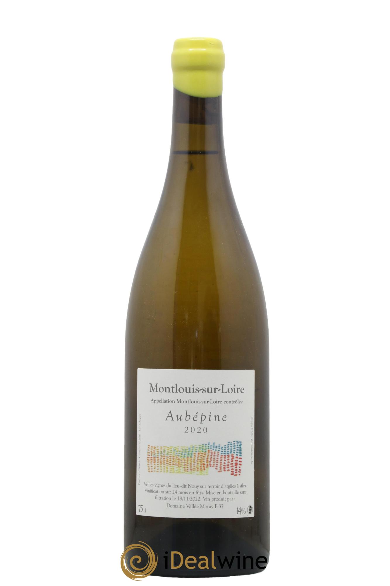 Montlouis-sur-Loire Aubepine Vallée Moray 2020 - Lot de 1 bouteille - 0