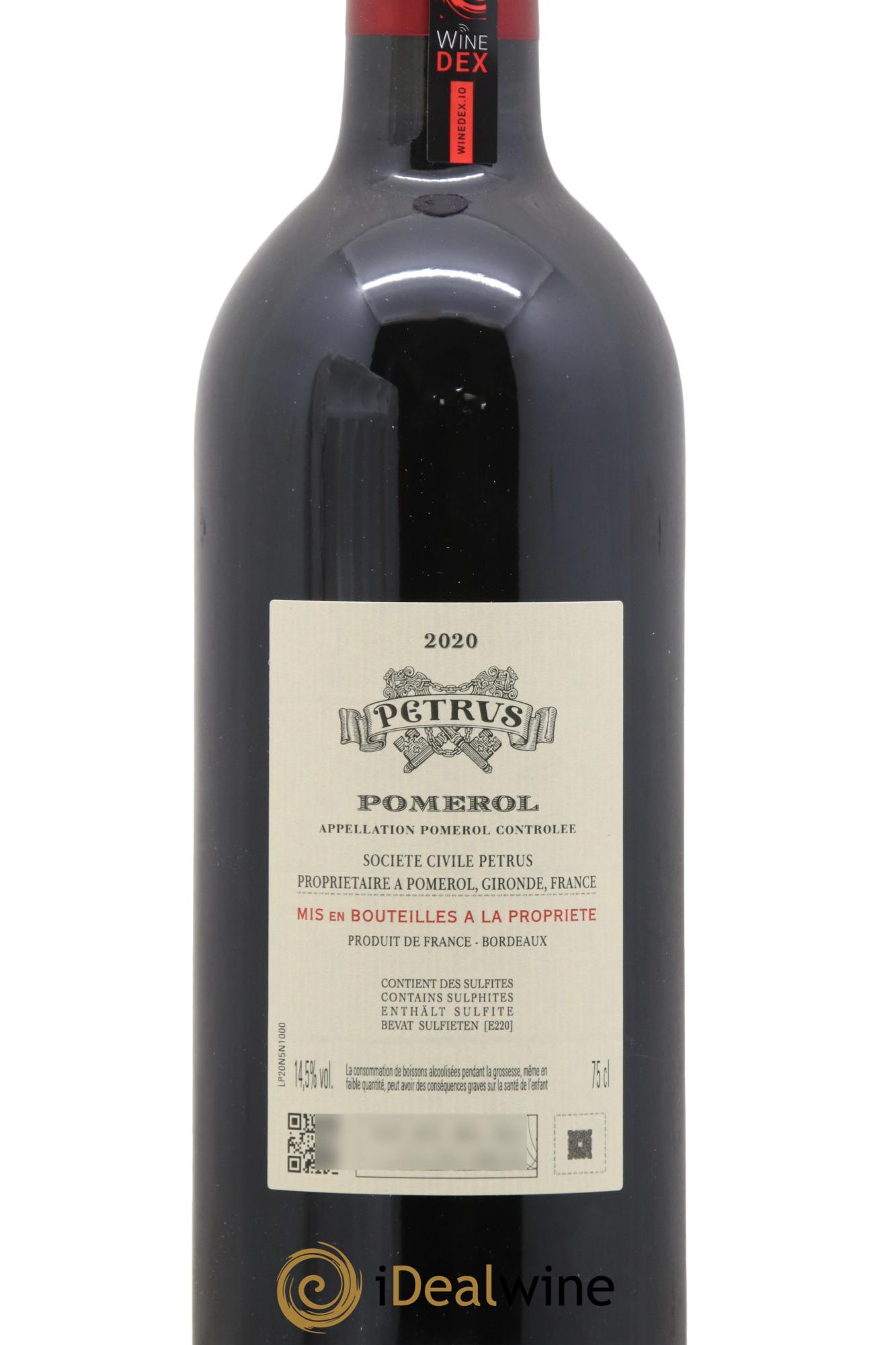 Petrus 2020 - Lot de 1 bouteille - 6