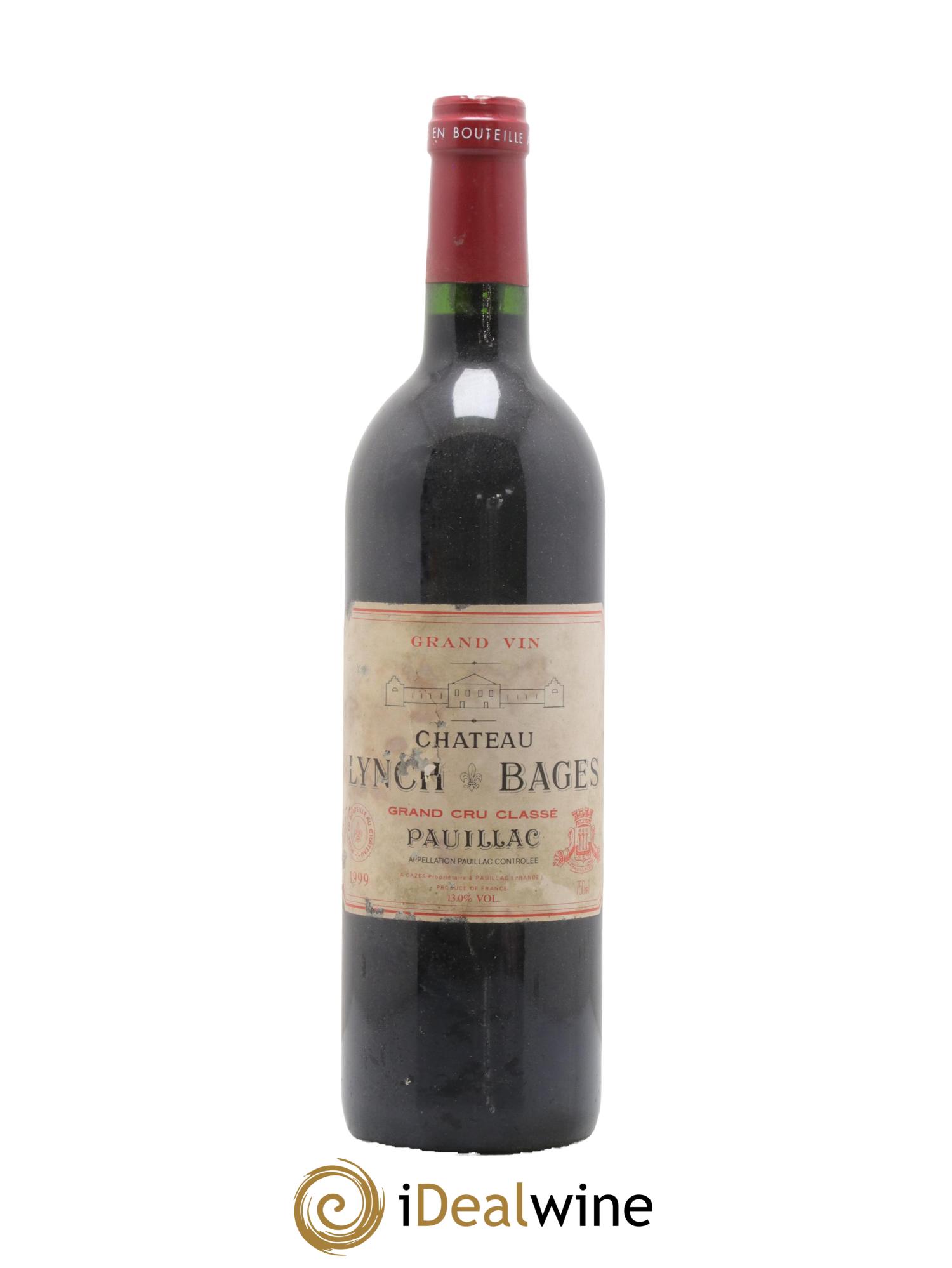 Château Lynch Bages 5ème Grand Cru Classé 1999 - Lot de 1 bouteille - 0