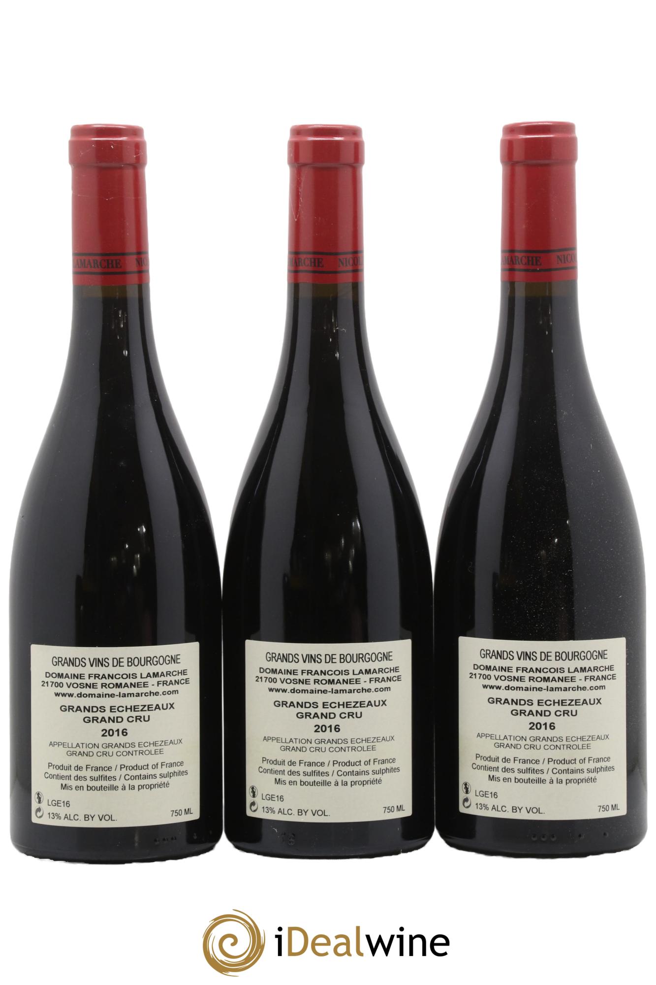 Grands-Echezeaux Grand Cru Lamarche (Domaine) 2016 - Lot de 6 bouteilles - 4
