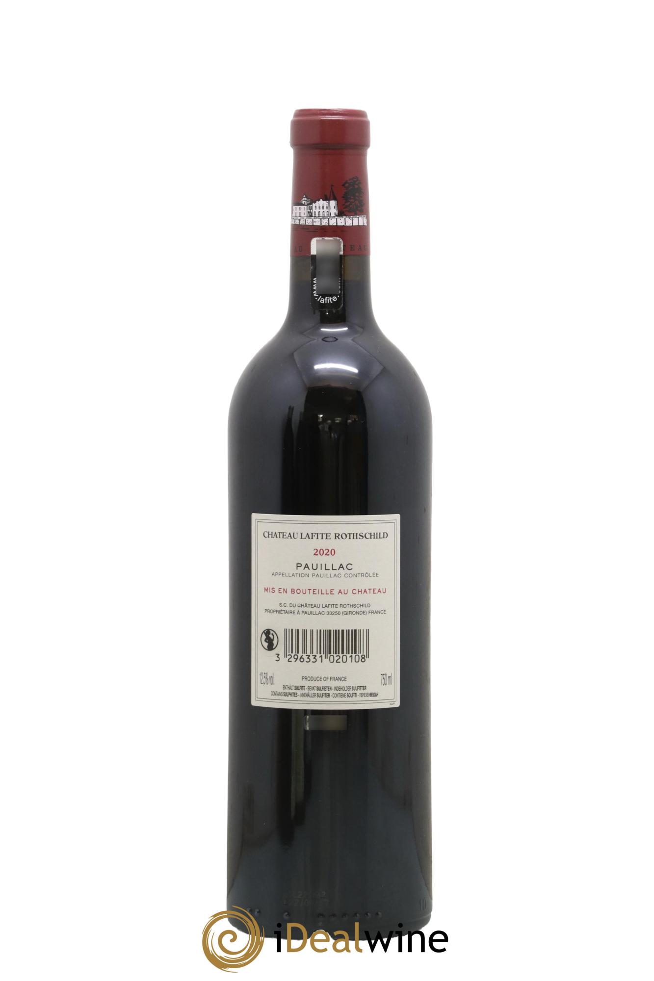 Château Lafite Rothschild 1er Grand Cru Classé 2020 - Lot of 1 bottle - 1