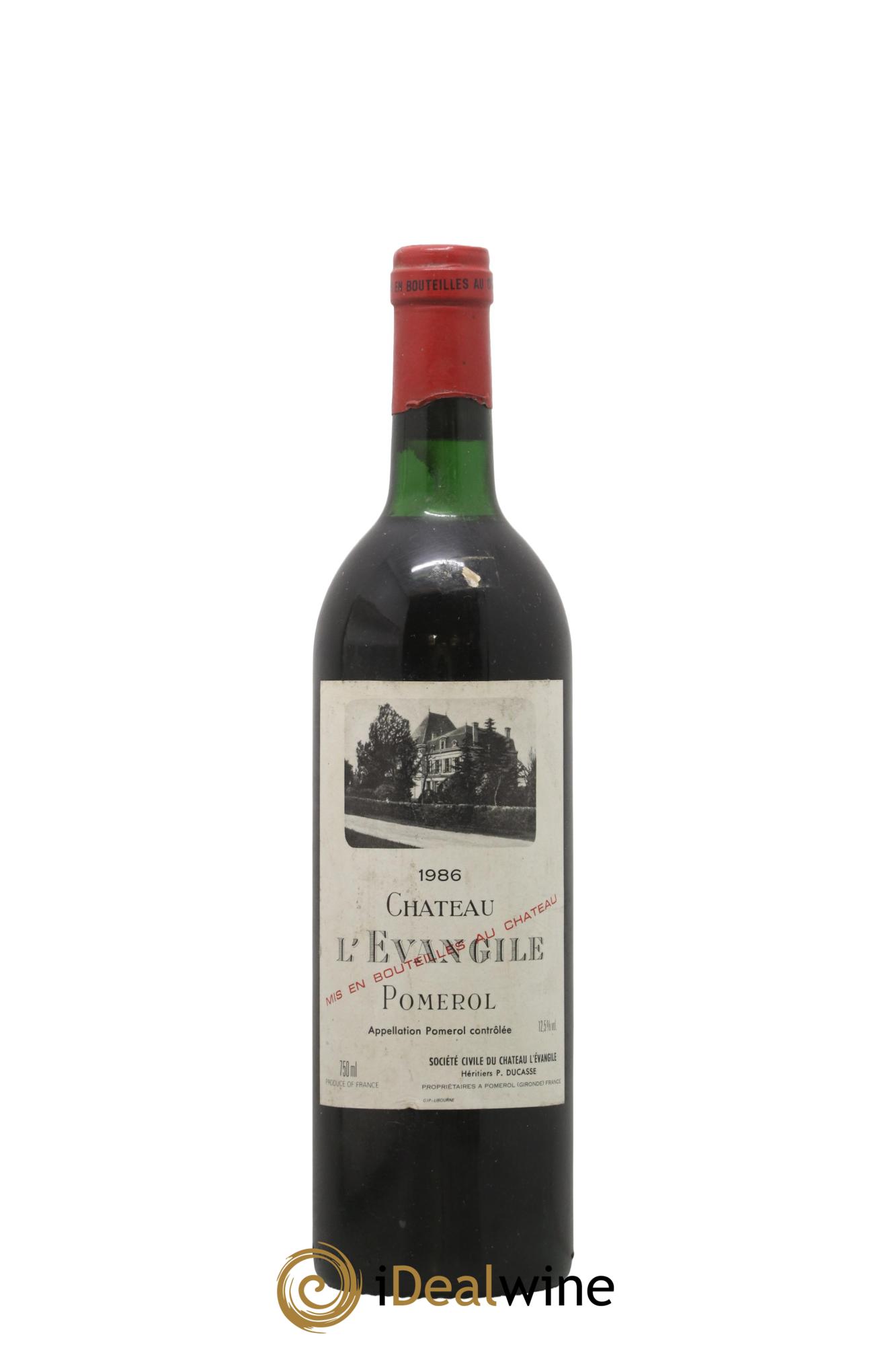 Château l' Évangile 1986 - Lot de 1 bouteille - 0