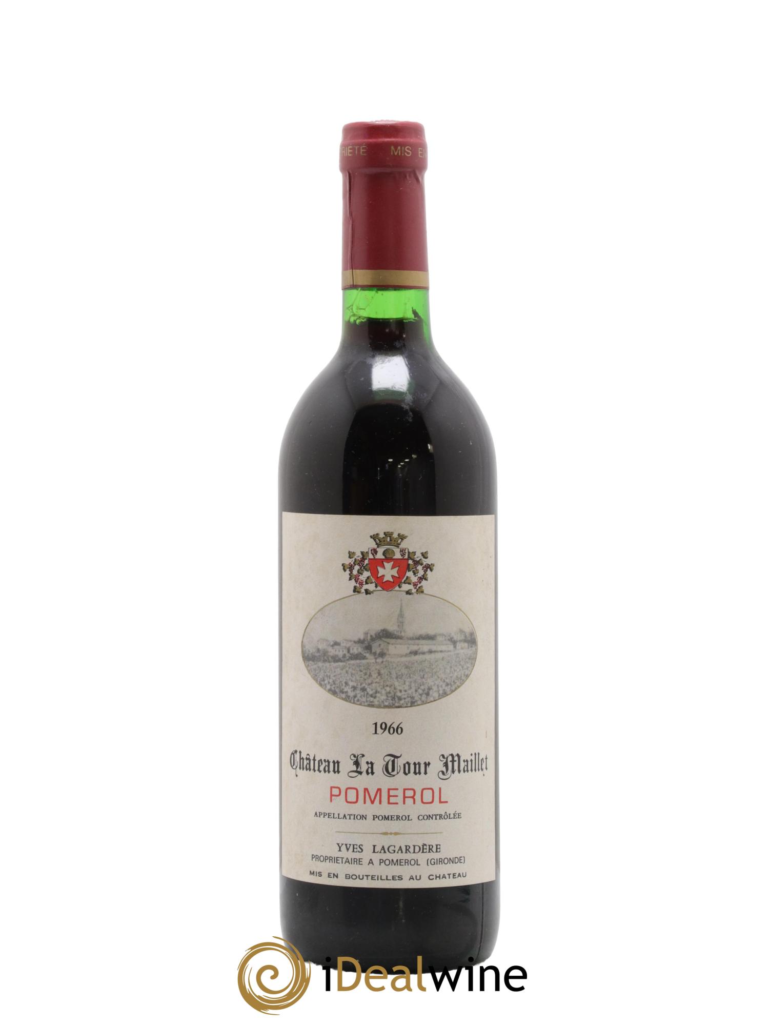 Château Tour Maillet 1966 - Lot de 1 bouteille - 0