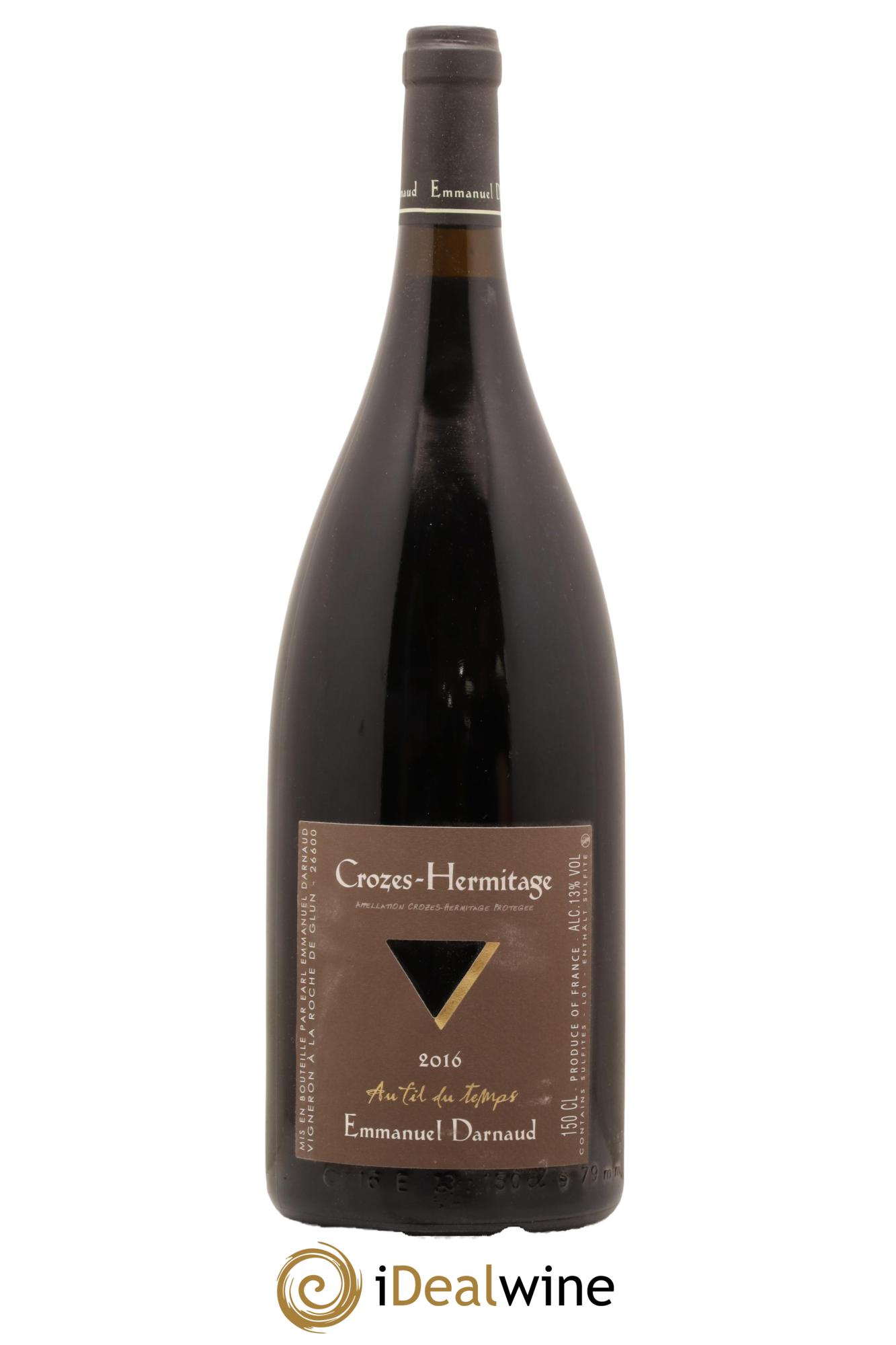 Crozes-Hermitage Au Fil du Temps Emmanuel Darnaud 2016 - Lot de 1 magnum - 0