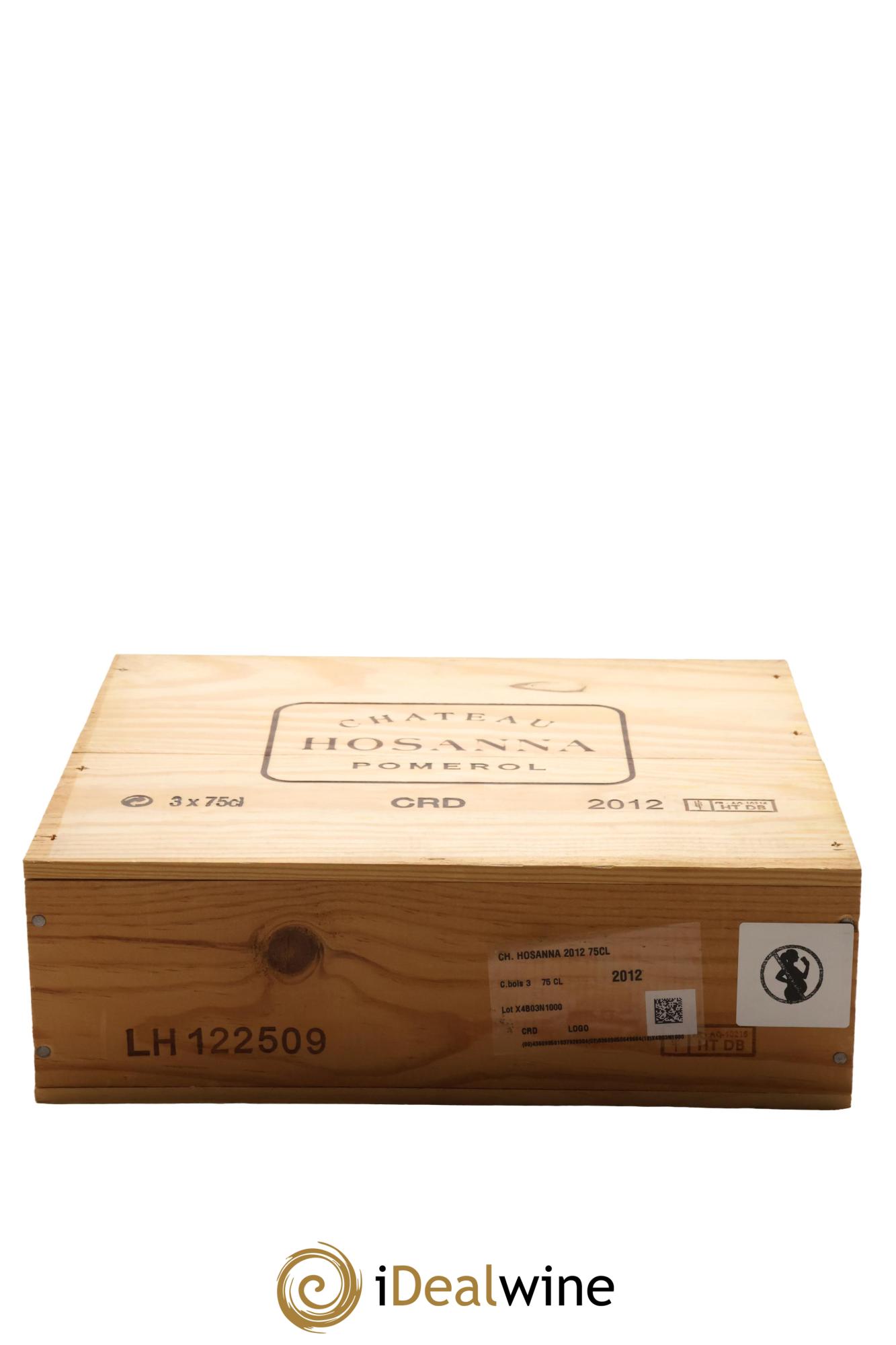 Château Hosanna 2012 - Lot de 3 bouteilles - 2