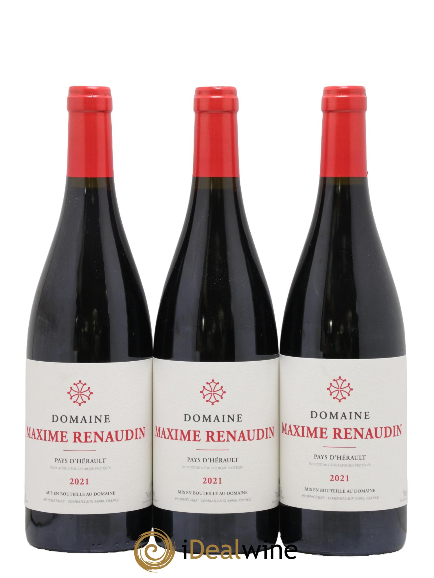 IGP Pays d'Hérault Maxime Renaudin 2021 - Lot of 3 bottles - 0