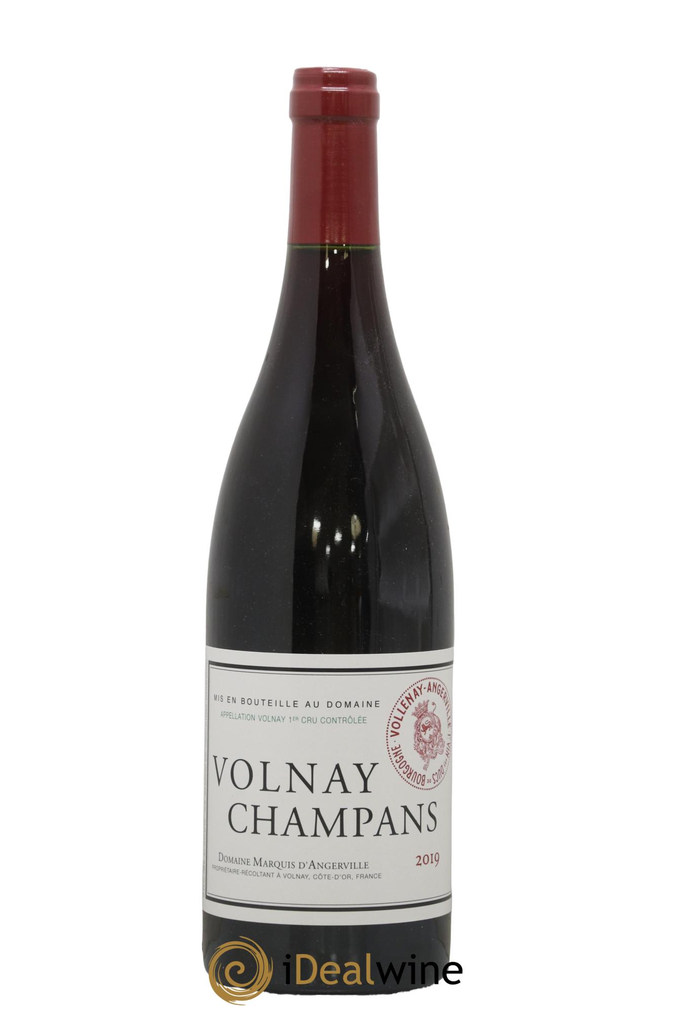 Volnay 1er Cru Champans Marquis d'Angerville (Domaine) 2019 - Lot de 1 bouteille - 0