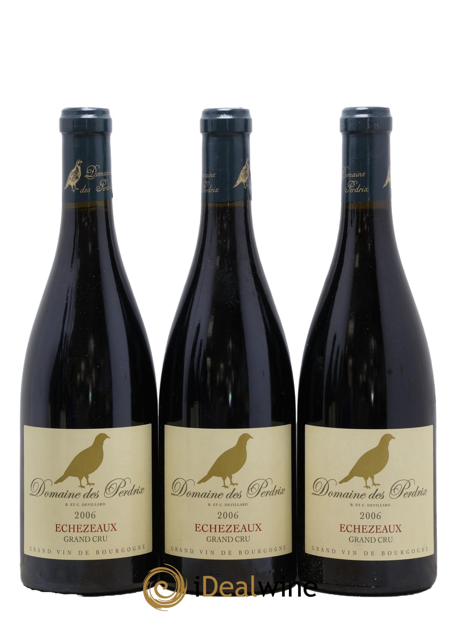Echezeaux Grand Cru Perdrix (Domaine des) 2006 - Lot de 3 bouteilles - 0