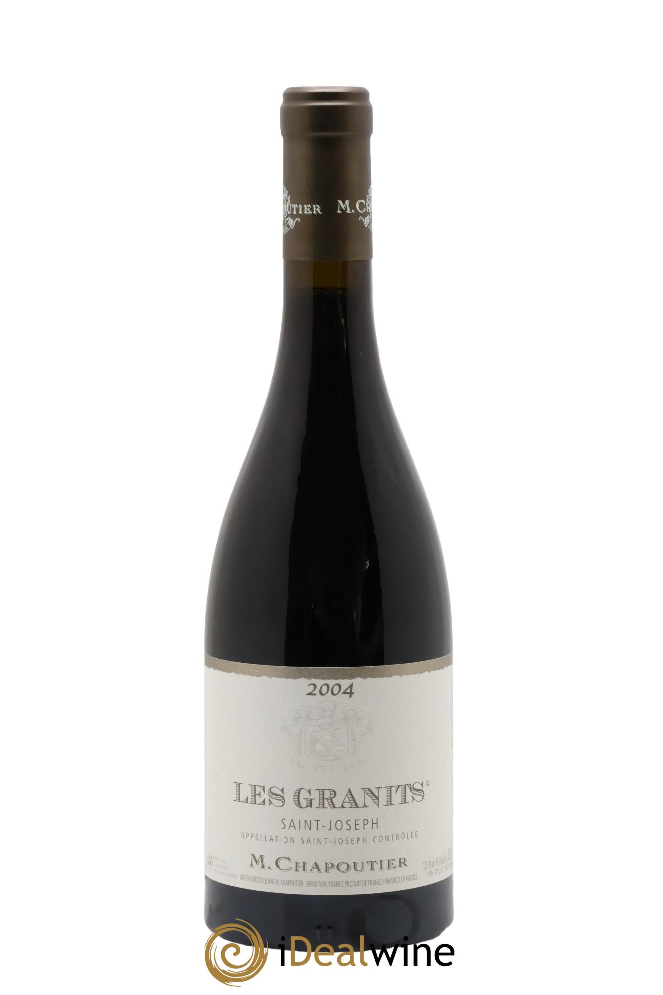 Saint-Joseph Les Granits Chapoutier 2004 - Posten von 1 Flasche - 0