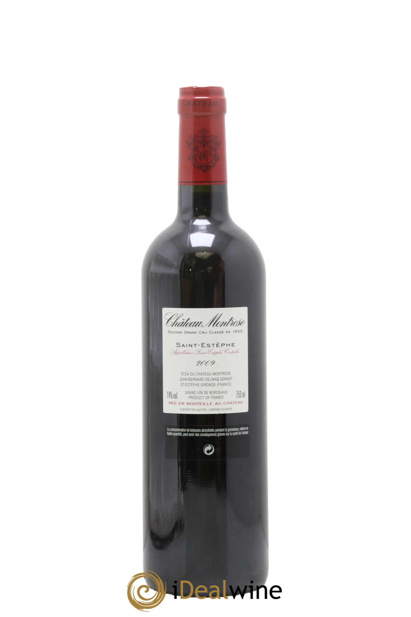 Château Montrose 2ème Grand Cru Classé 2009 - Lot de 1 bouteille - 1