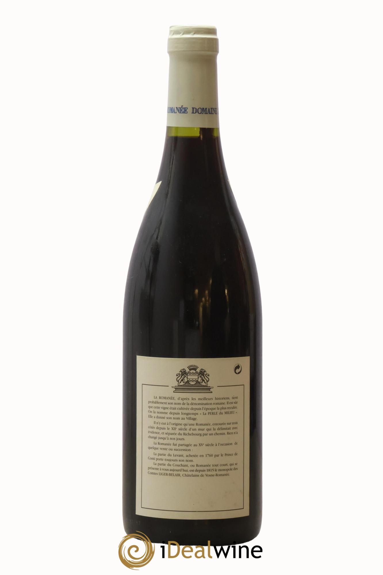 Acheter Vin La Roman e Grand Cru Comte Liger Belair Domaine Du 