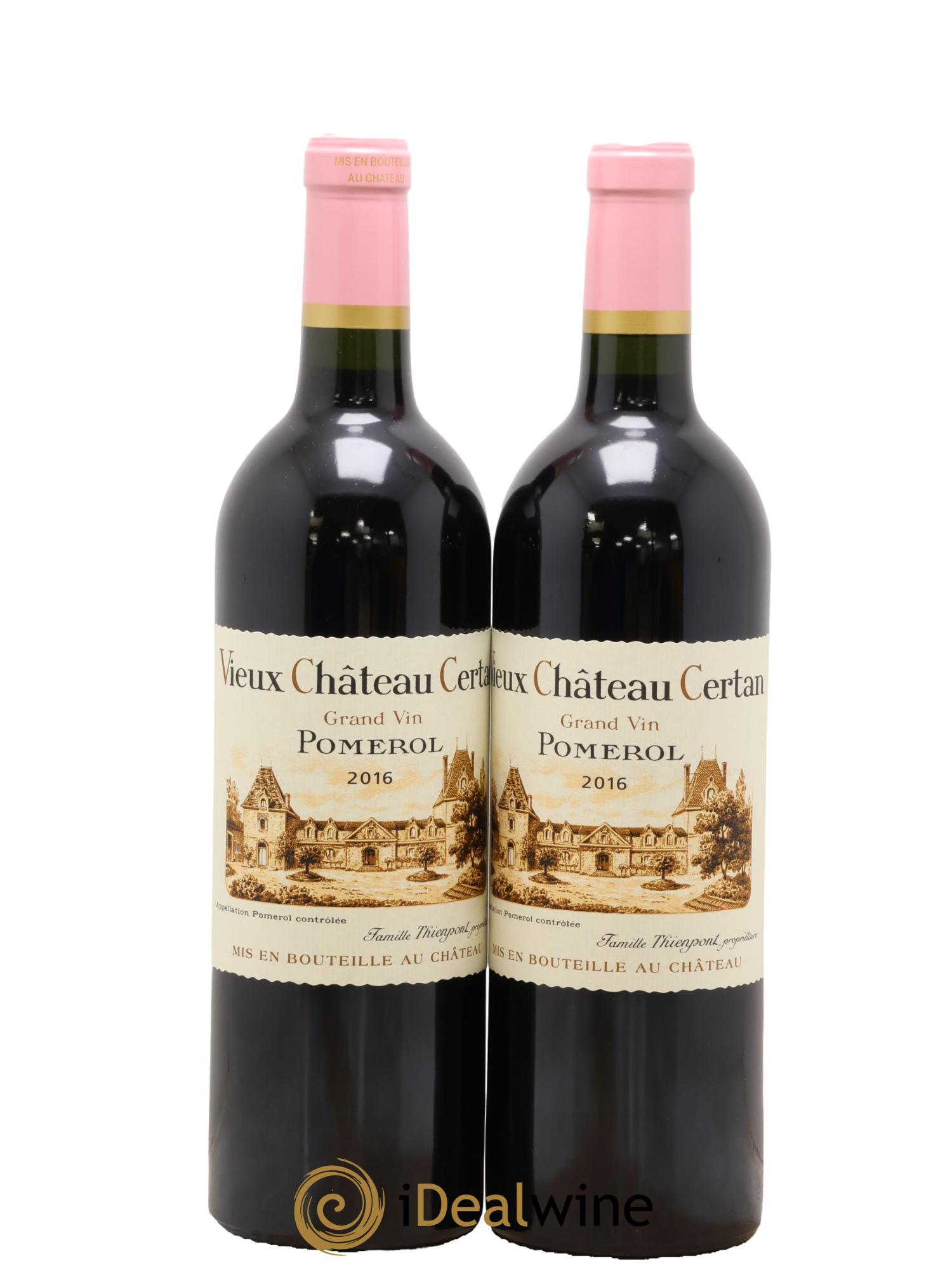 Vieux Château Certan 2016 - Lot of 2 bottles - 1