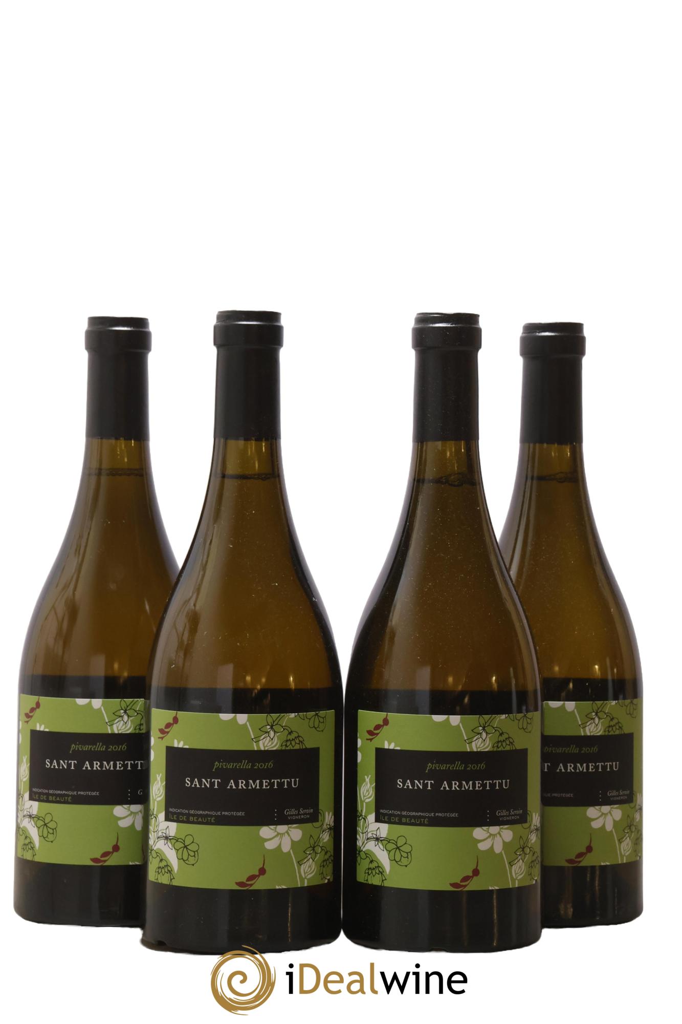 Vin de Corse Ile de Beauté Pivarella Domaine Sant' Armettu 2016 - Lotto di 4 bottiglie - 0