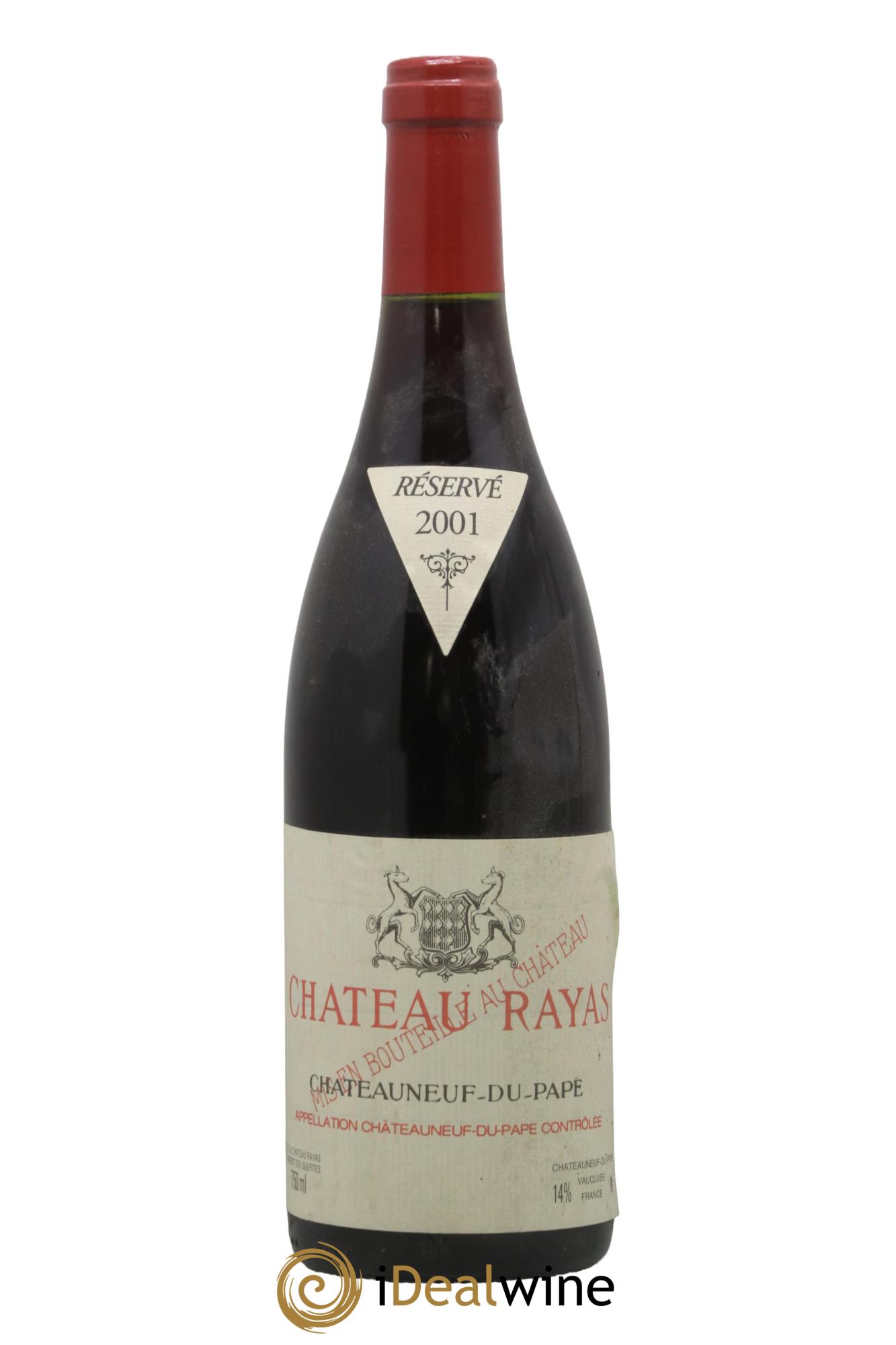 Châteauneuf-du-Pape Château Rayas Emmanuel Reynaud 2001 - Lot de 1 bouteille - 0