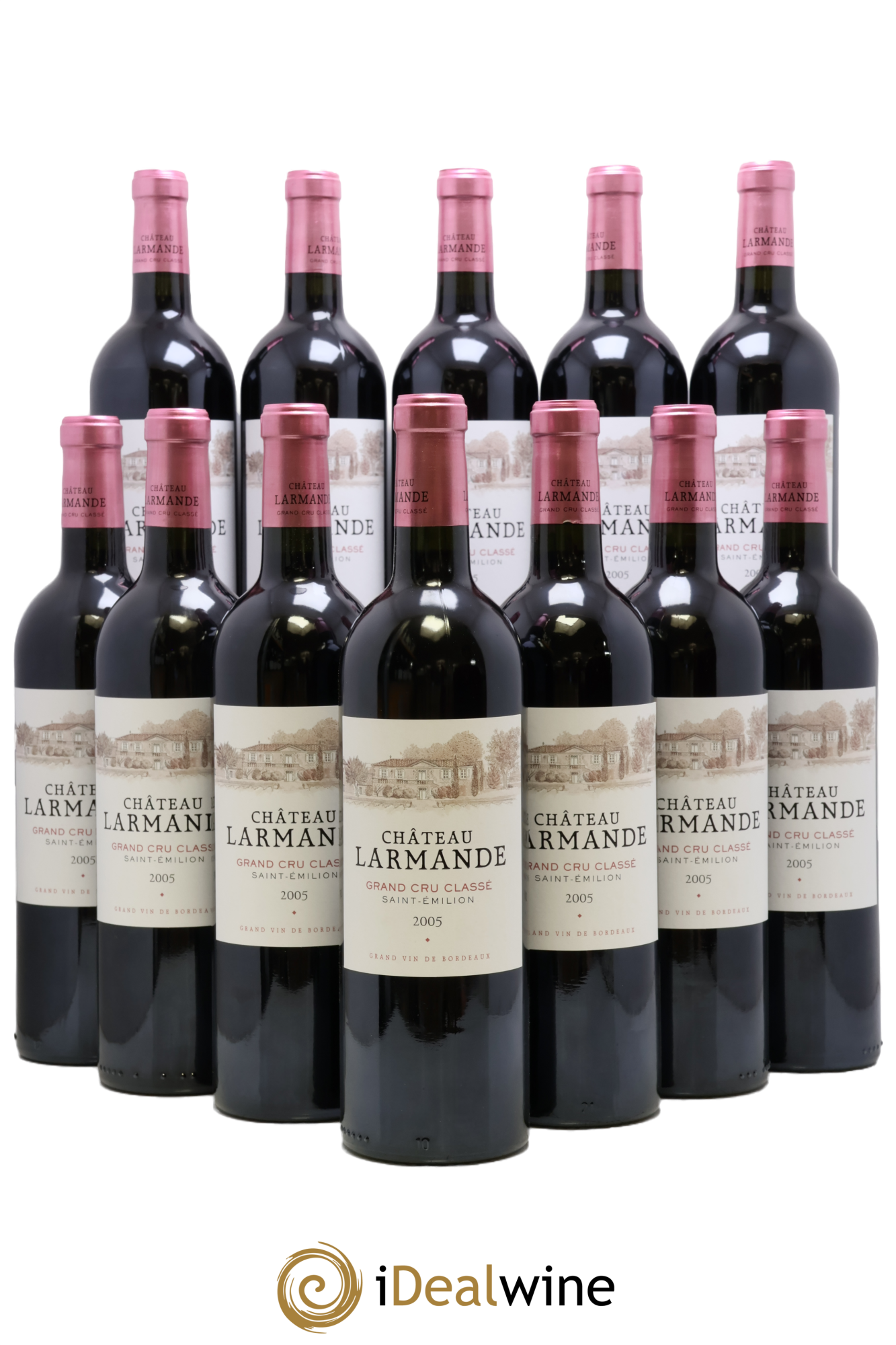 Château Larmande Grand Cru Classé 2005 - Posten von 12 Flaschen - 0