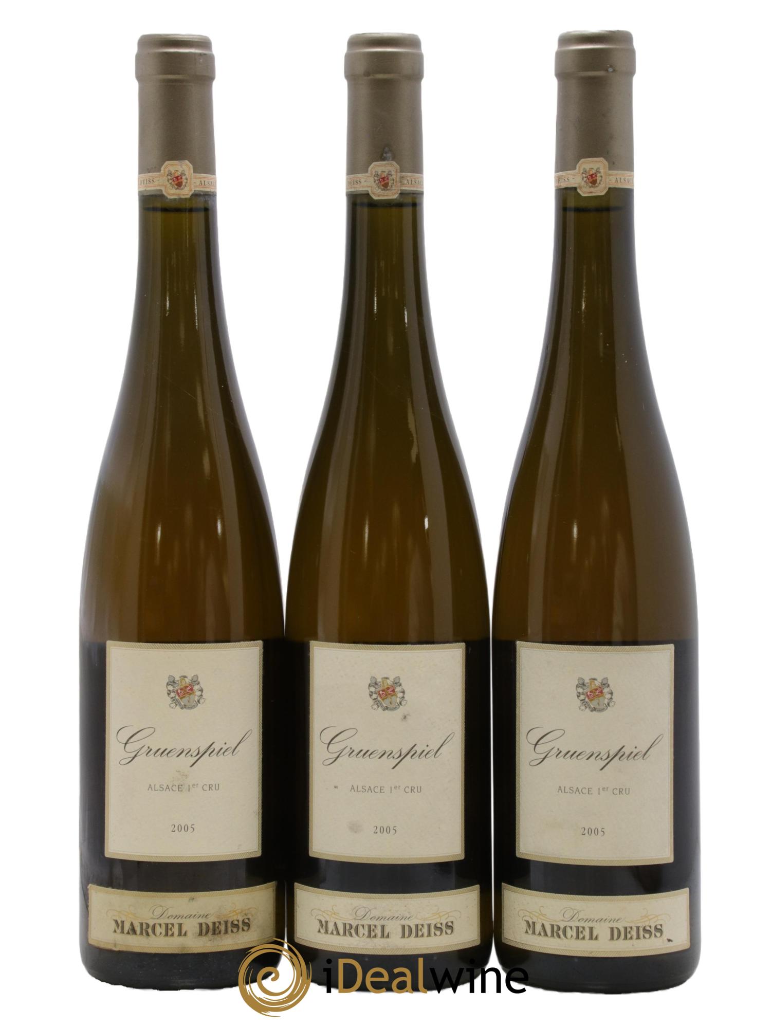 Alsace Gruenspiel Marcel Deiss (Domaine) 2005 - Lot de 3 bouteilles - 0