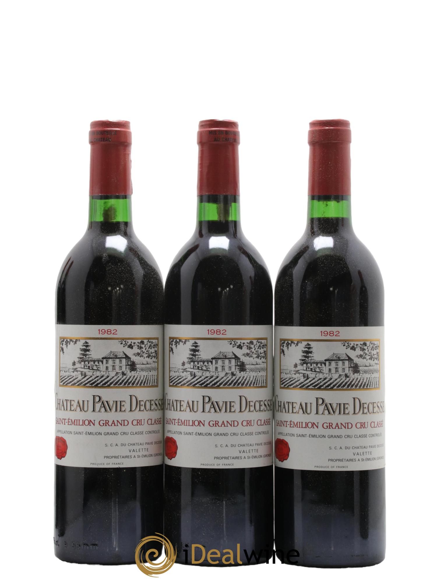 Château Pavie Decesse Grand Cru Classé 1982 - Lot de 12 bouteilles - 3