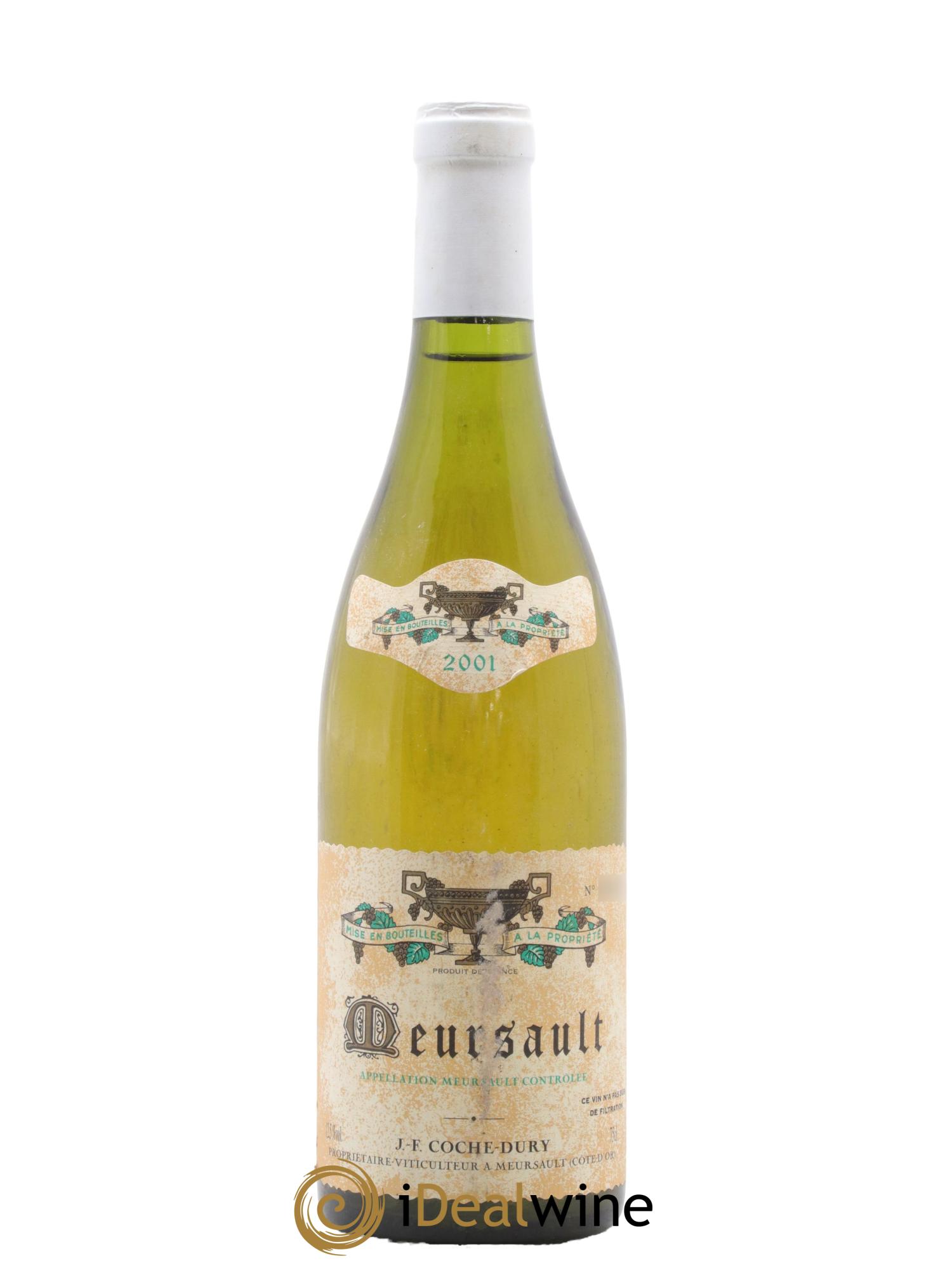 Meursault Coche Dury (Domaine) 2001 - Lot de 1 bouteille - 0