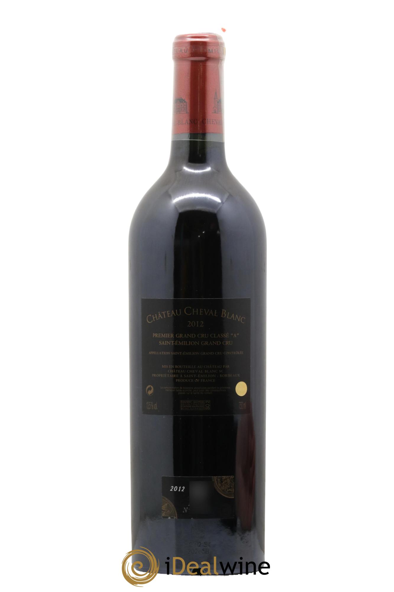 Château Cheval Blanc 1er Grand Cru Classé A 2012 - Lot of 1 bottle - 1