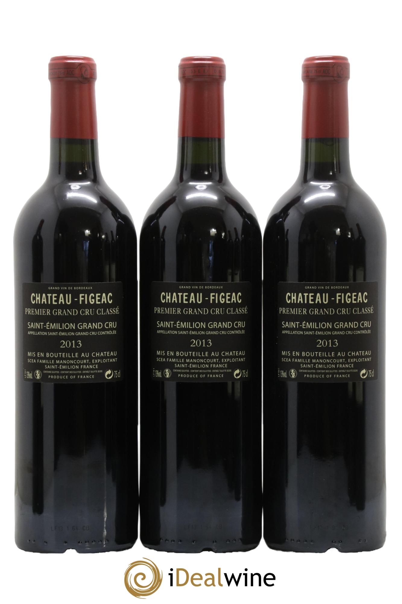 Château Figeac 1er Grand Cru Classé A 2013 - Lot de 12 bouteilles - 2