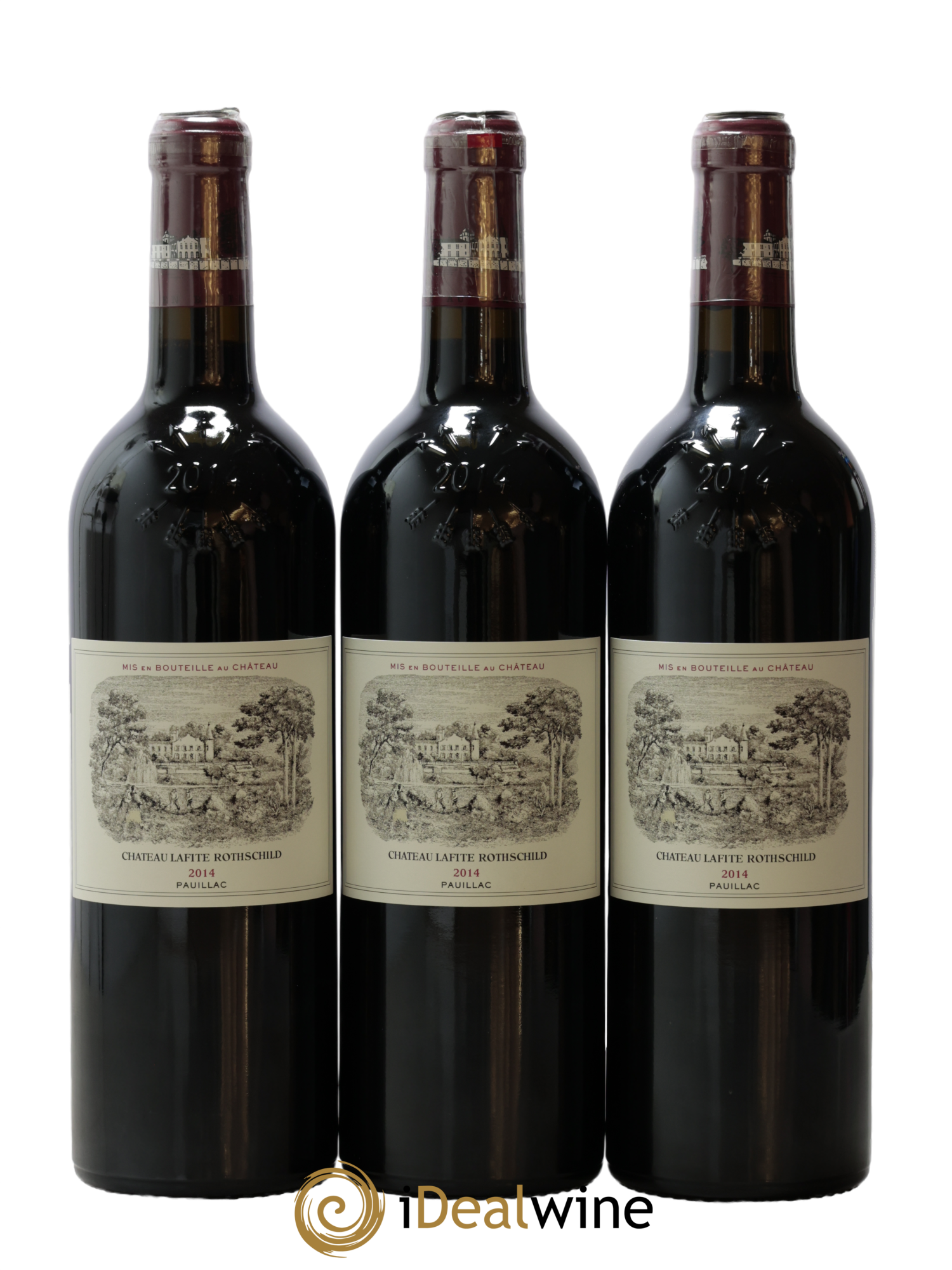 Château Lafite Rothschild 1er Grand Cru Classé 2014 - Lot de 3 bouteilles - 0