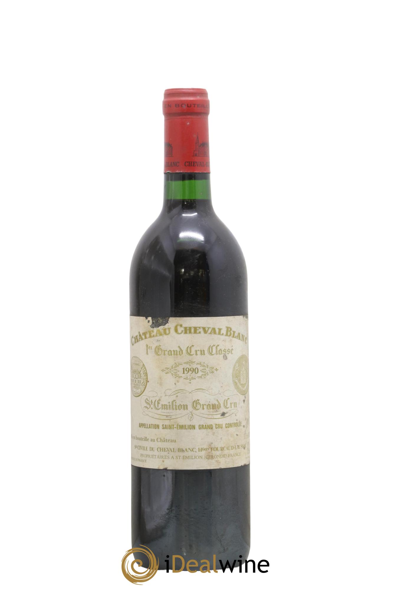 Château Cheval Blanc 1er Grand Cru Classé A 1990 - Lot de 1 bouteille - 0