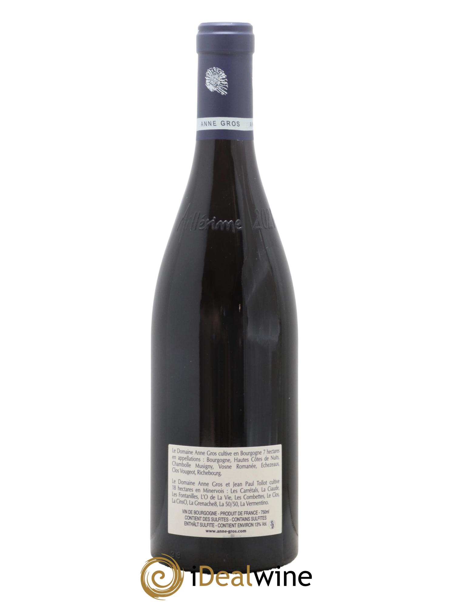 Richebourg Grand Cru Anne Gros 2021 - Lot de 1 bouteille - 1