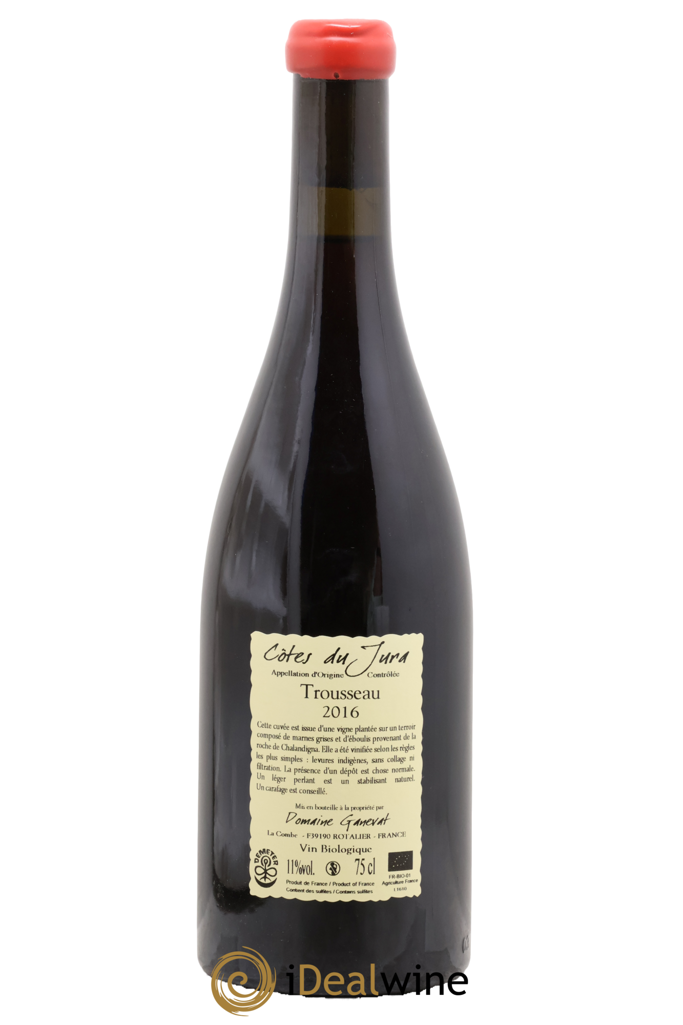 Côtes du Jura Plein Sud Jean-François Ganevat (Domaine) 2016 - Lot de 1 bouteille - 1