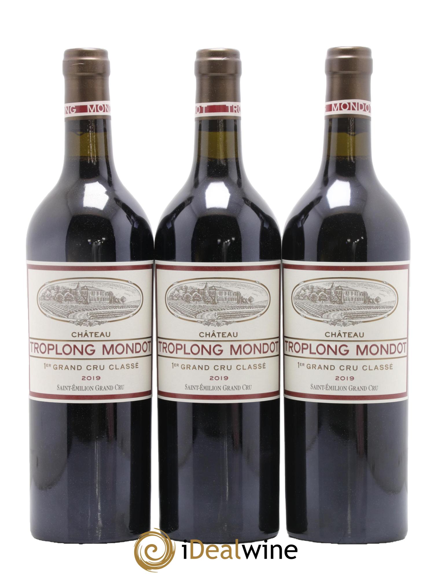 Château Troplong Mondot 1er Grand Cru Classé B 2019 - Posten von 6 Flaschen - 2