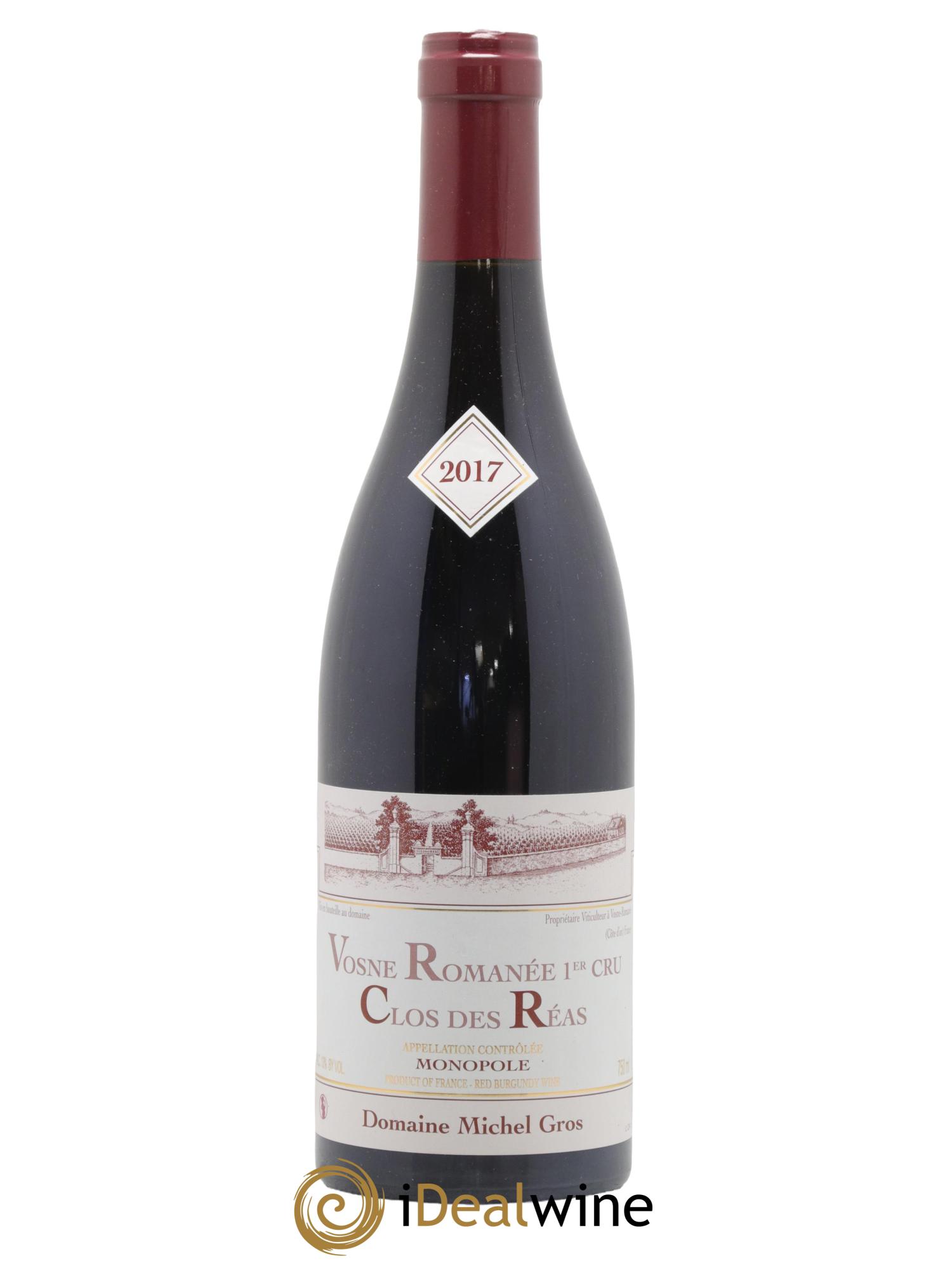 Vosne-Romanée 1er Cru Clos des Réas Michel Gros 2017 - Lot de 1 bouteille - 0
