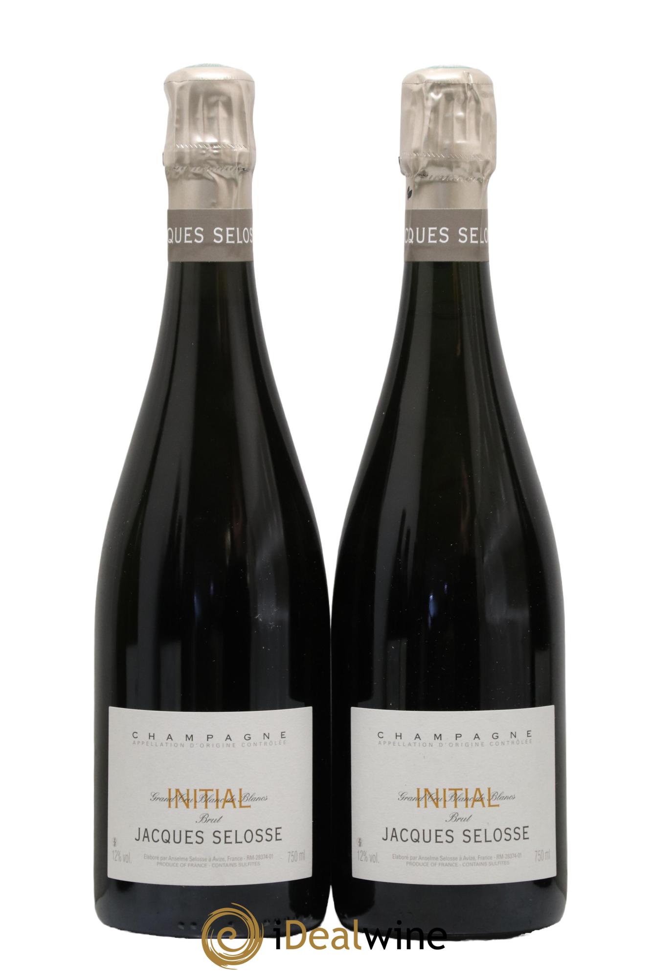 Initial Brut Jacques Selosse - Lot of 2 bottles - 0