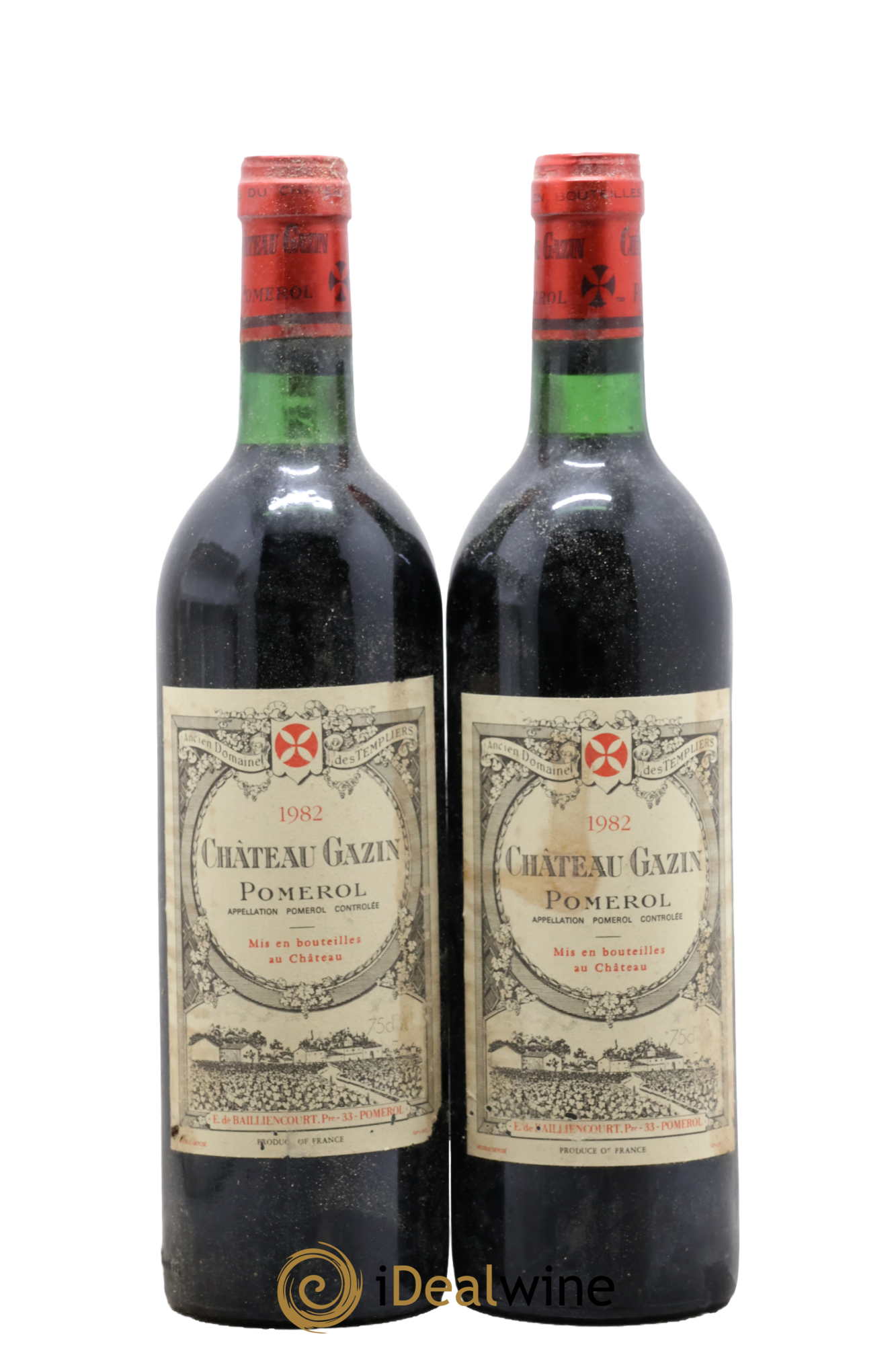 Château Gazin 1982 - Lot de 2 bouteilles - 0