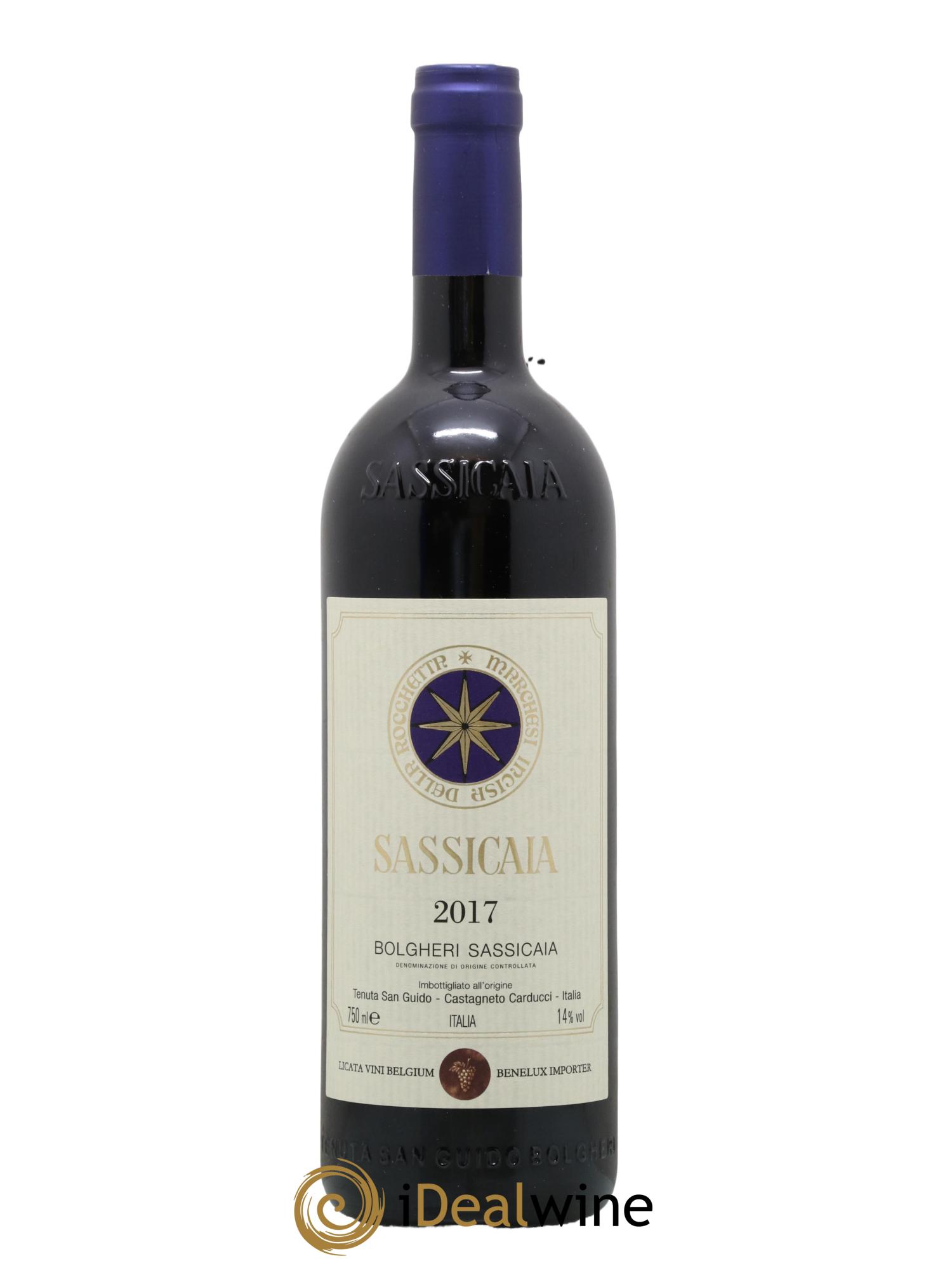 Bolgheri DOC Sassicaia Tenuta San Guido 2017 - Lotto di 1 bottiglia - 0