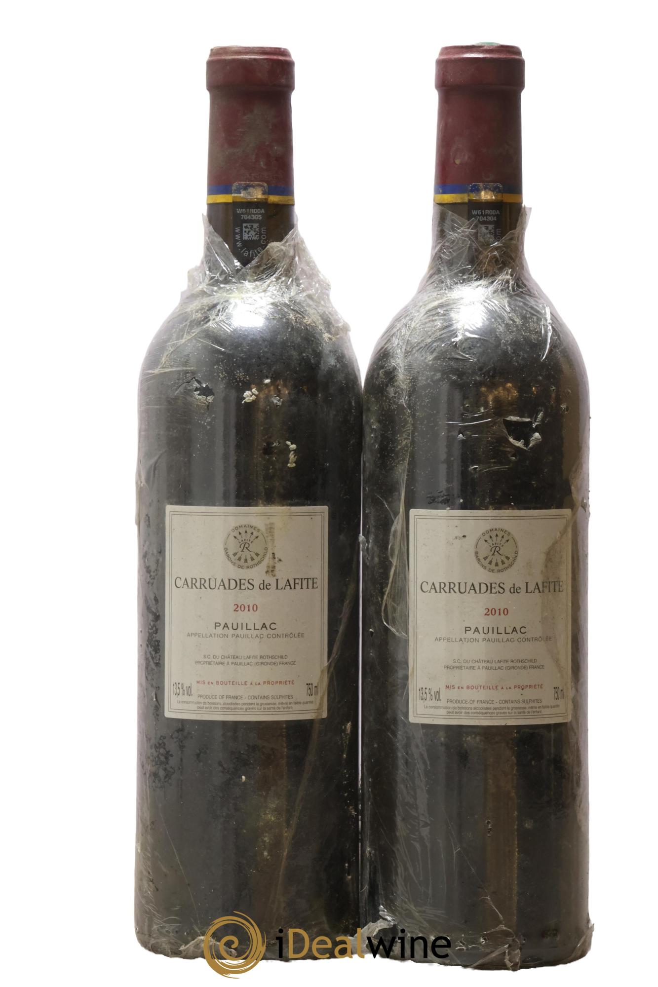 Carruades de Lafite Rothschild Second Vin 2010 - Posten von 2 Flaschen - 1