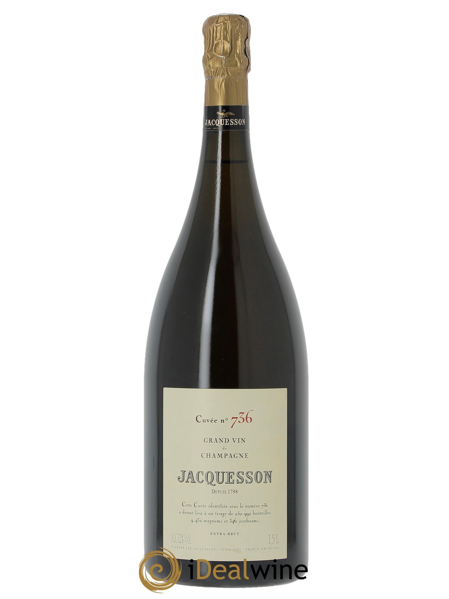Cuvée 736 Jacquesson - Lot de 1 magnum - 0