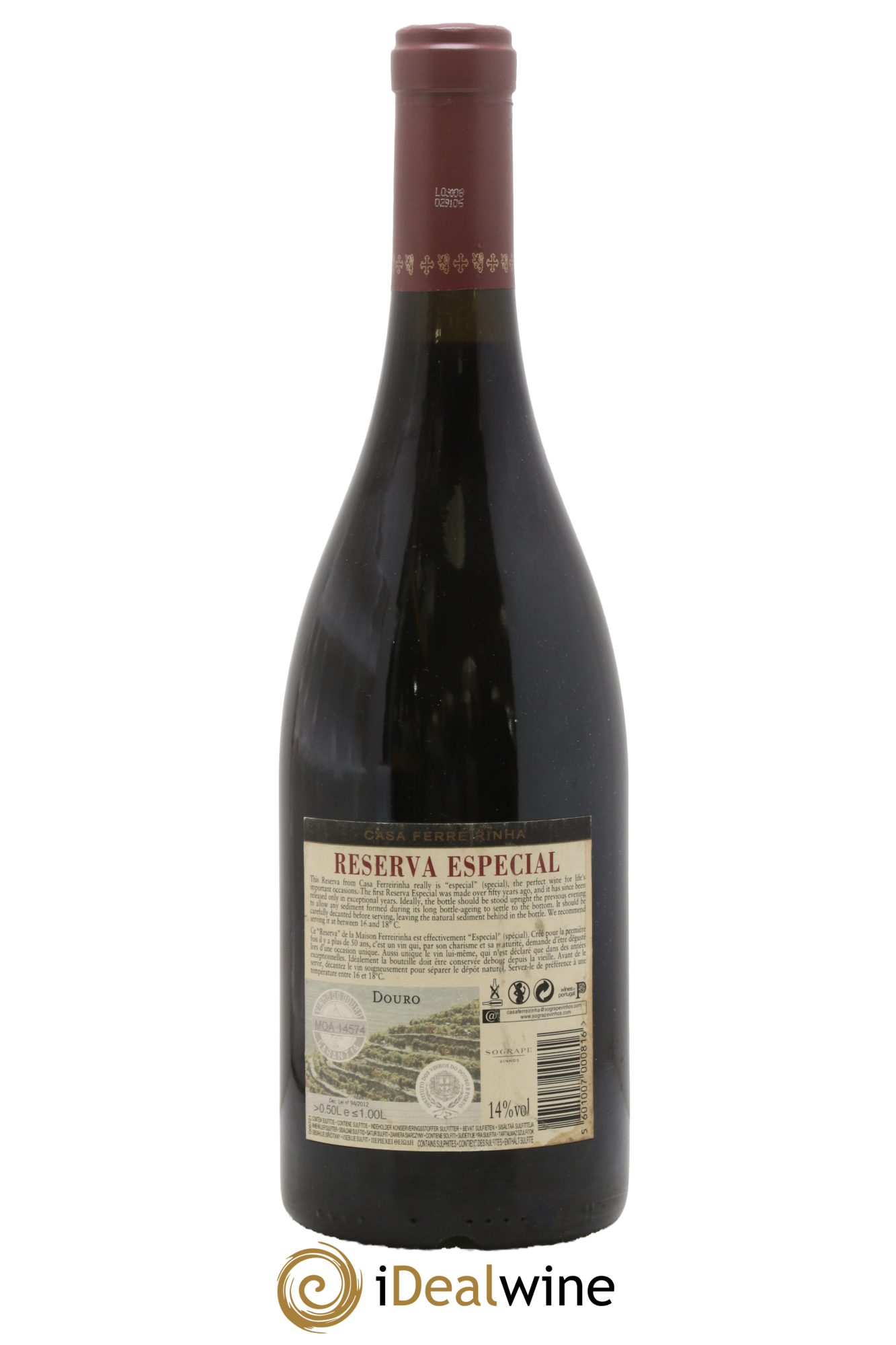 Douro Reserva Especial Casa Ferreirinha 2007 - Lot de 1 bouteille - 1