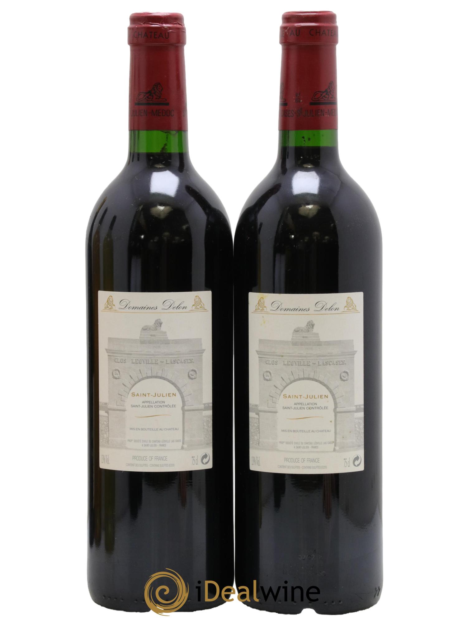 Château Léoville Las Cases 2ème Grand Cru Classé 2003 - Lot de 2 bouteilles - 1